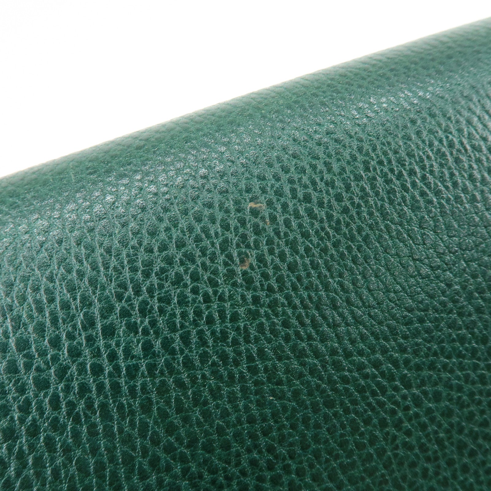 Cartier Must de Cartier Leather Flap Shoulder Bag Green