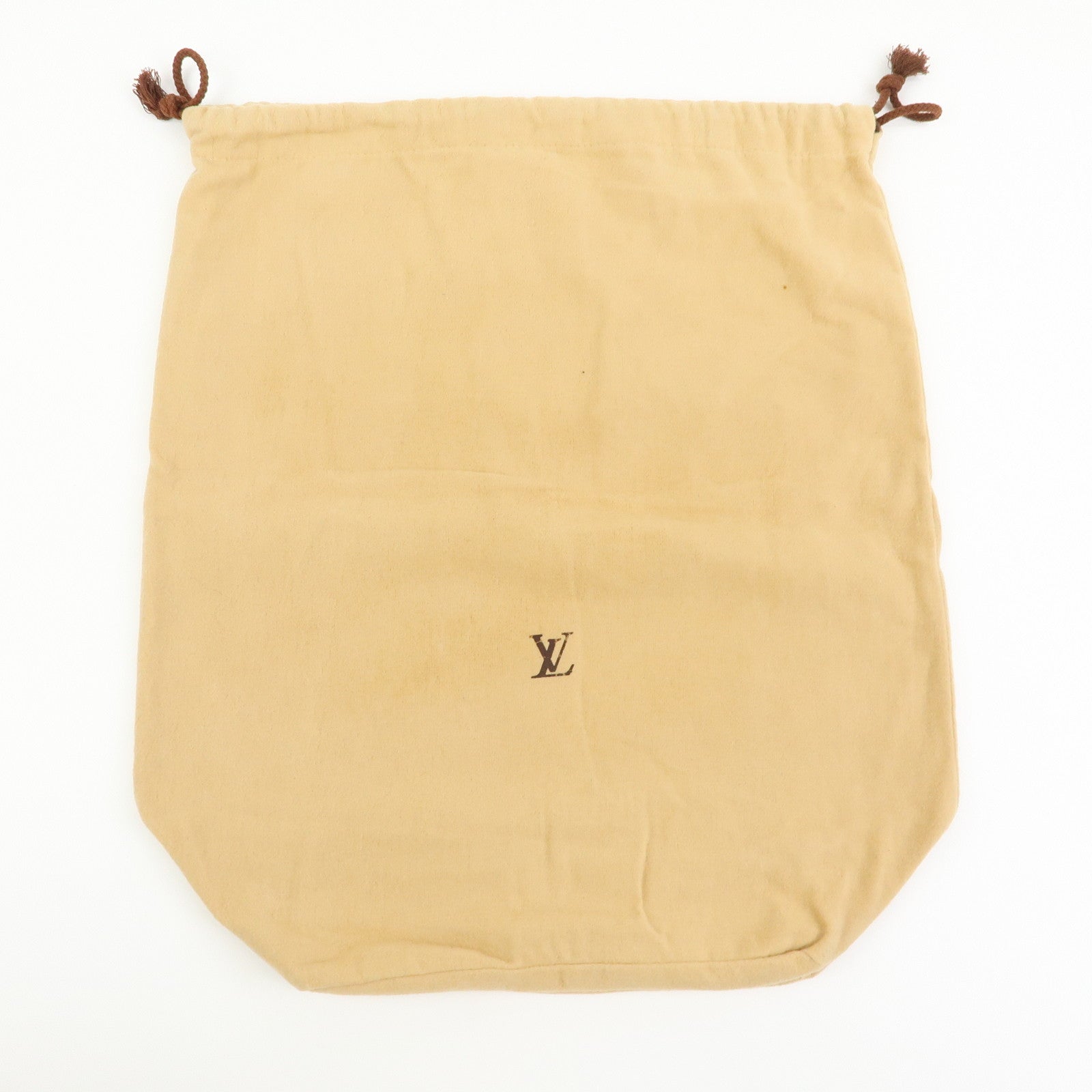 Louis Vuitton Set of 10 Dust Bag Storage Bag Drawstring Style Beige