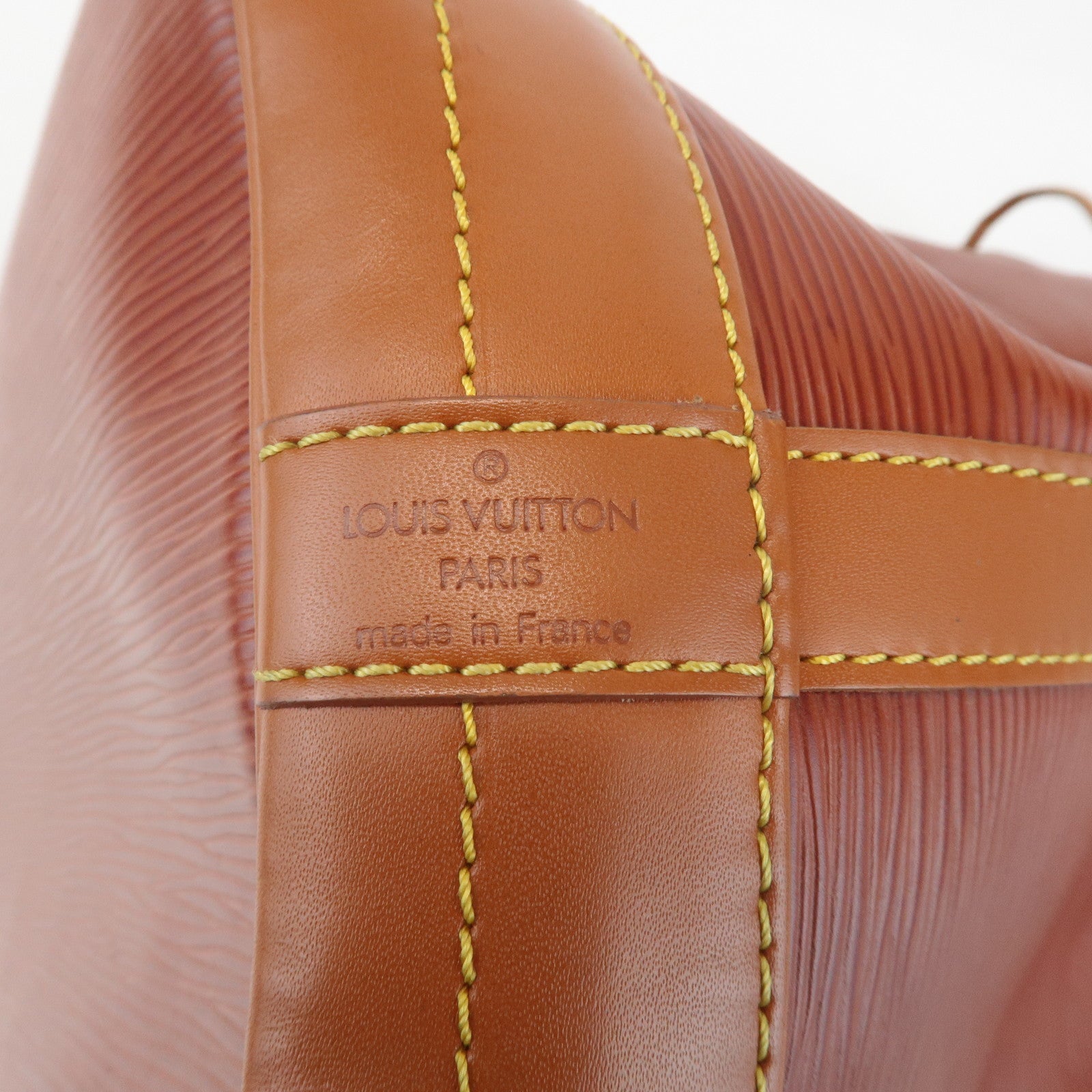 Louis Vuitton Epi Noe Bi-Color Shoulder Bag Kenya Brown M44028 Used