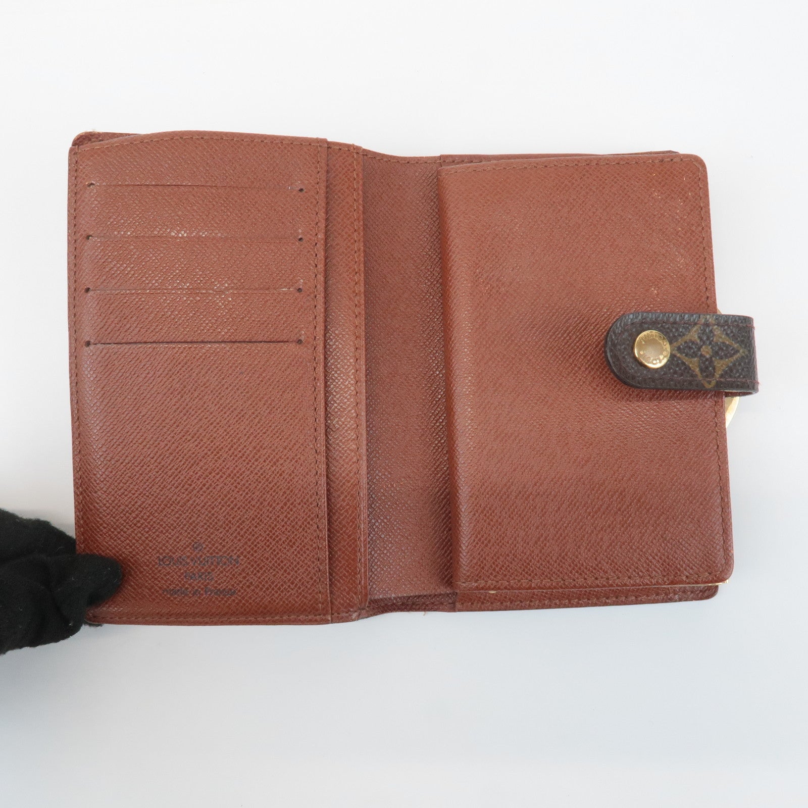 Louis Vuitton Monogram Porte Monnaie Billets Viennois Wallet M61663 Used