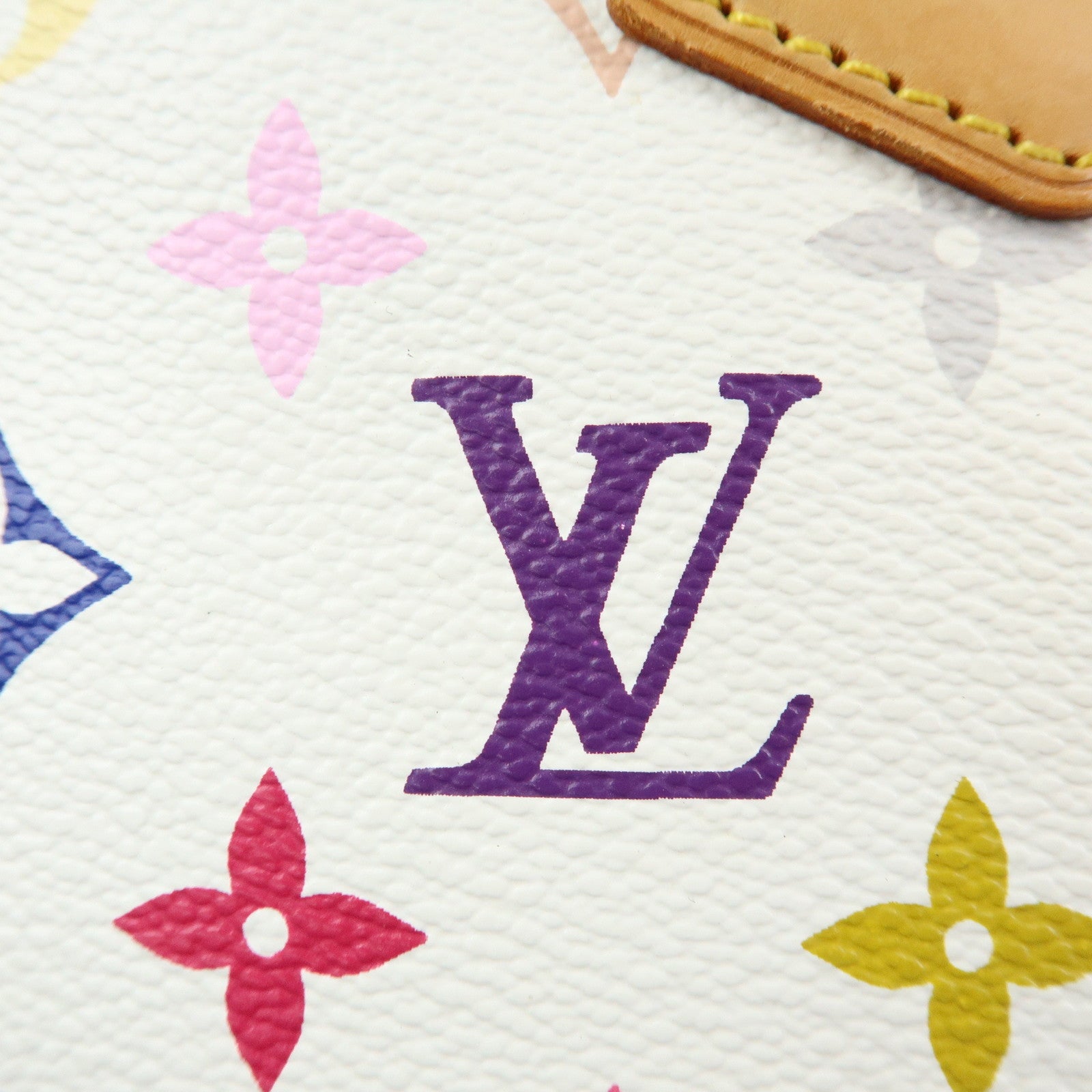 Louis Vuitton Monogram Multicolor Alma PM Hand Bag Blanc M92647