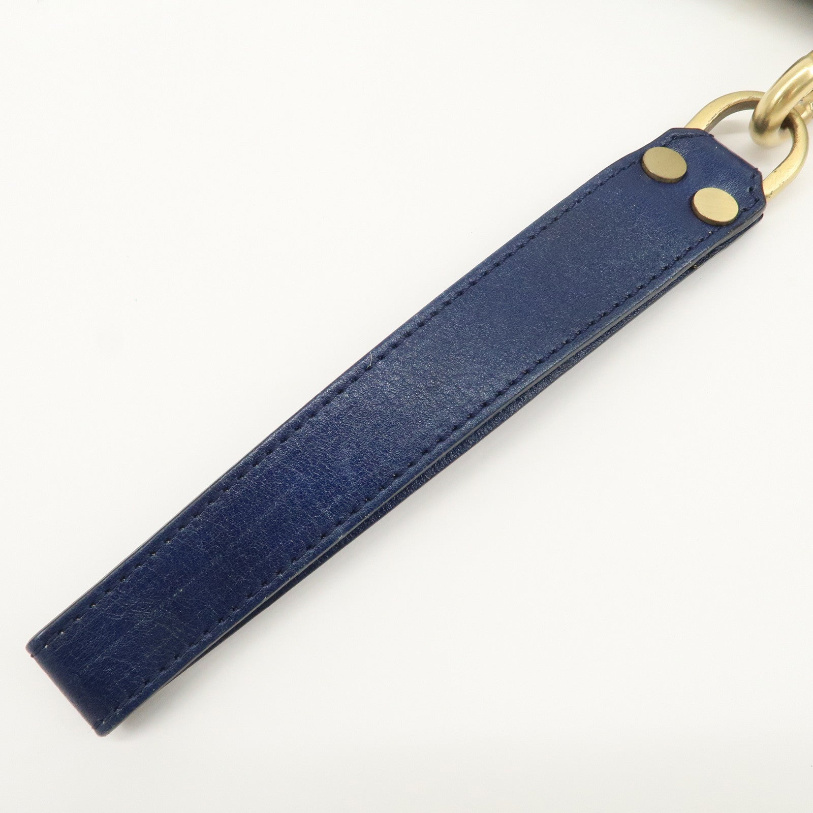 JIMMY CHOO Unborn Calf Clutch Bag Wristlet Pouch Zebra Navy