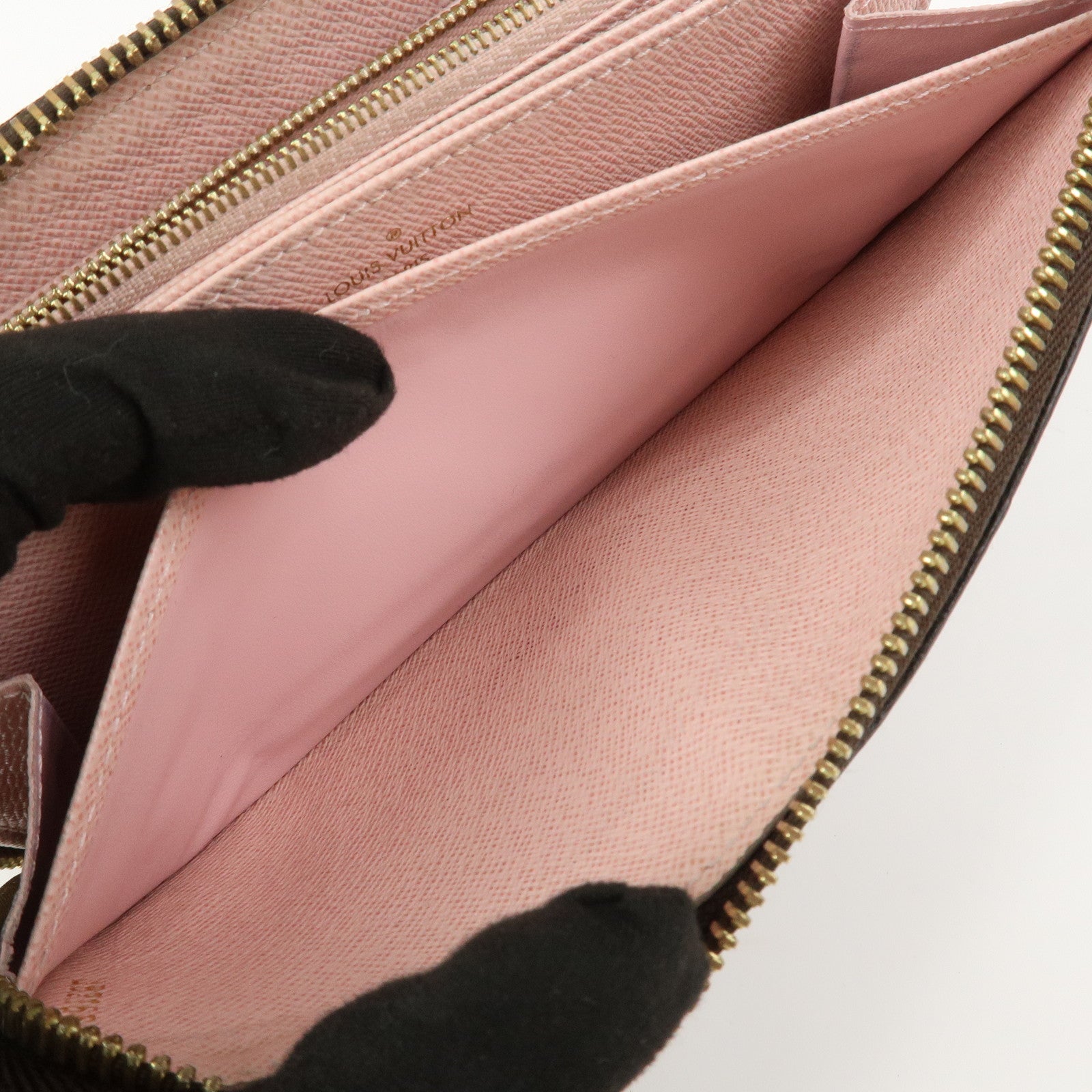 Louis Vuitton Monogram Zippy Long Wallet Rose Ballerine M41894