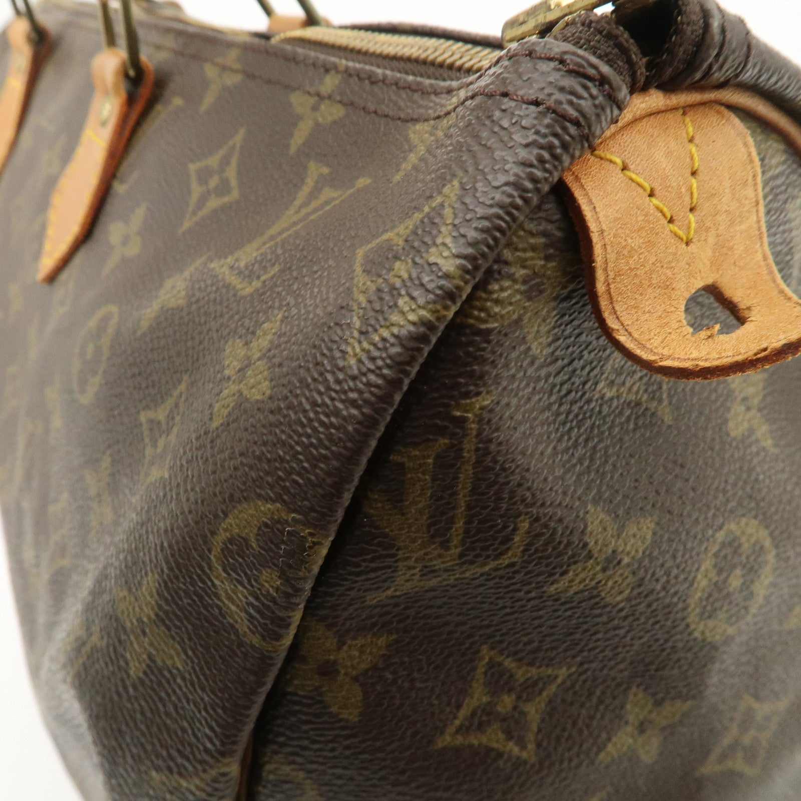 Louis Vuitton Monogram Speedy 40 Hand Bag Boston Bag M41522 Used