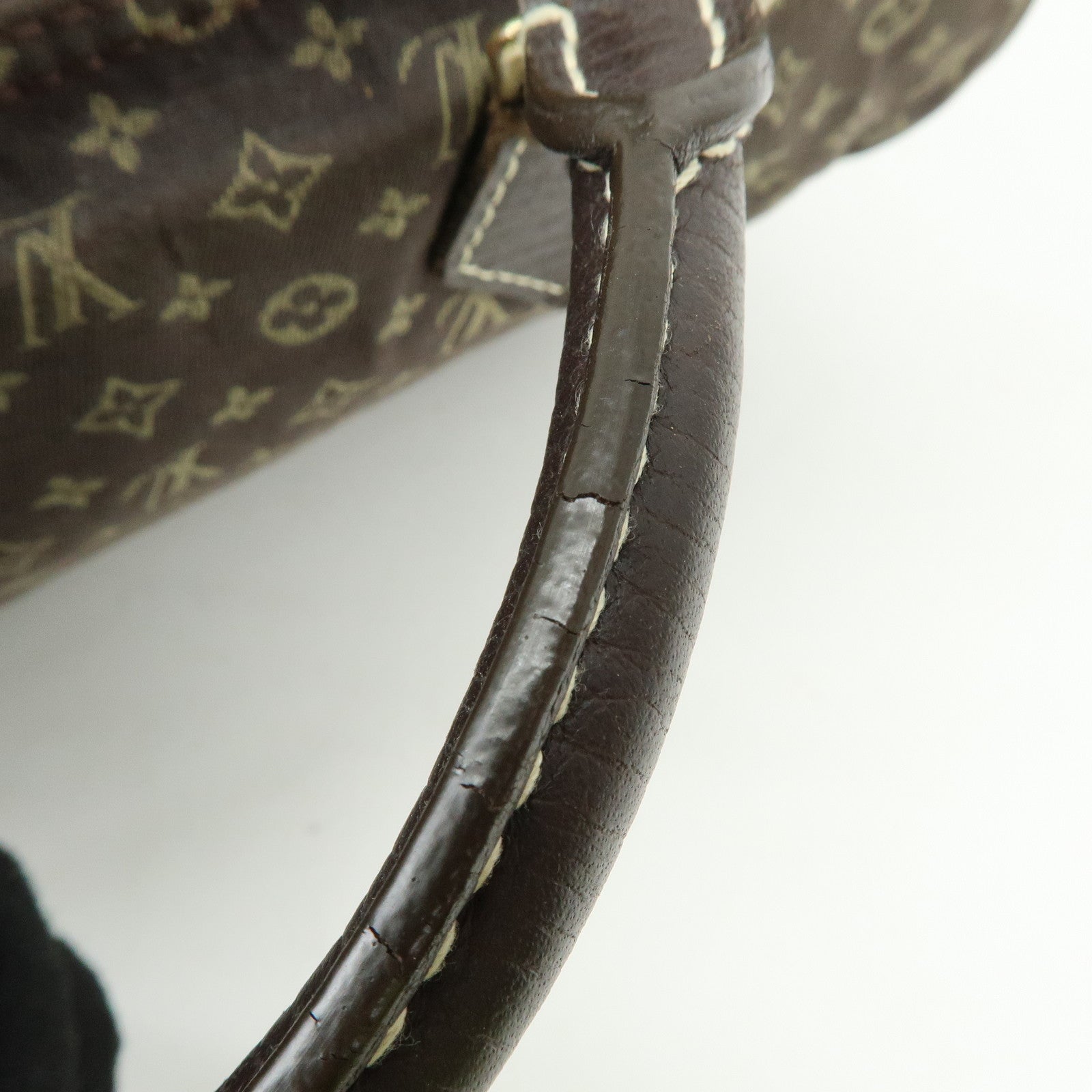 Louis Vuitton Monogram Mini Lin Speedy 30 Boston Bag Ebene M95224