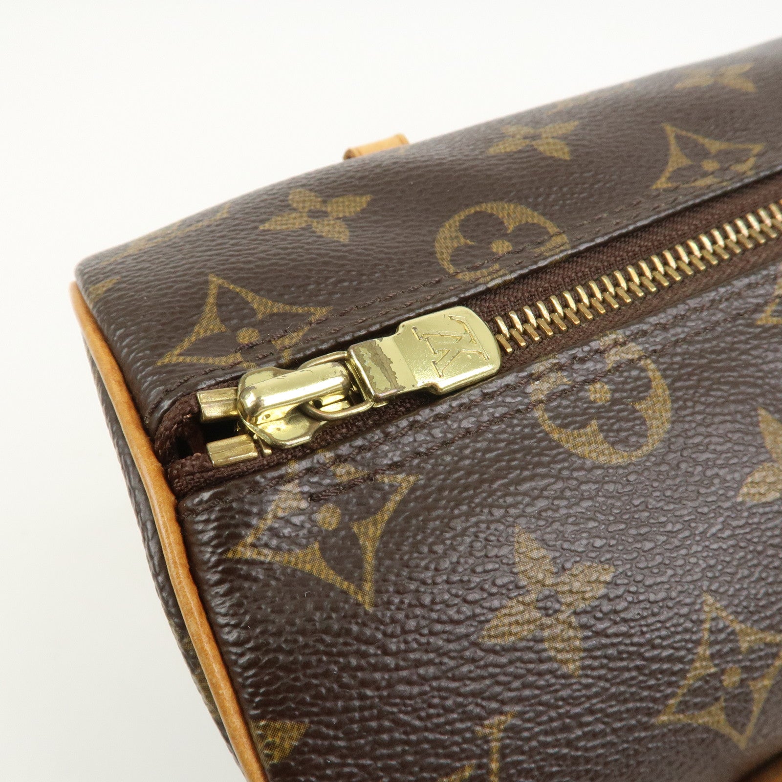 Louis Vuitton Monogram Papillon 26 Hand Bag Brown M51386