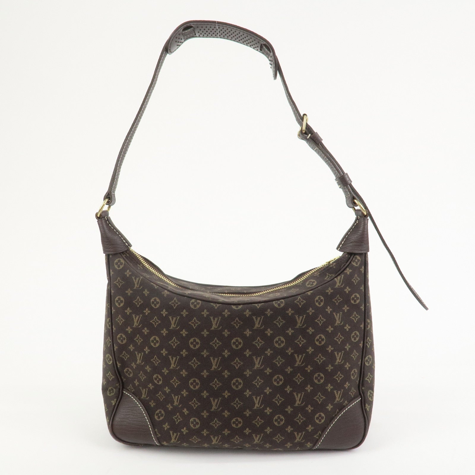 Louis Vuitton Monogram Mini Lin Boulogne Shoulder Bag Brown M95225