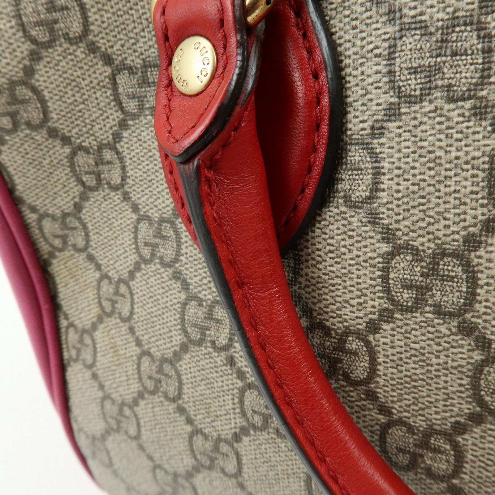 GUCCI GG Supreme Leather 2Way Bag Hand Bag Shoulder Bag 409529