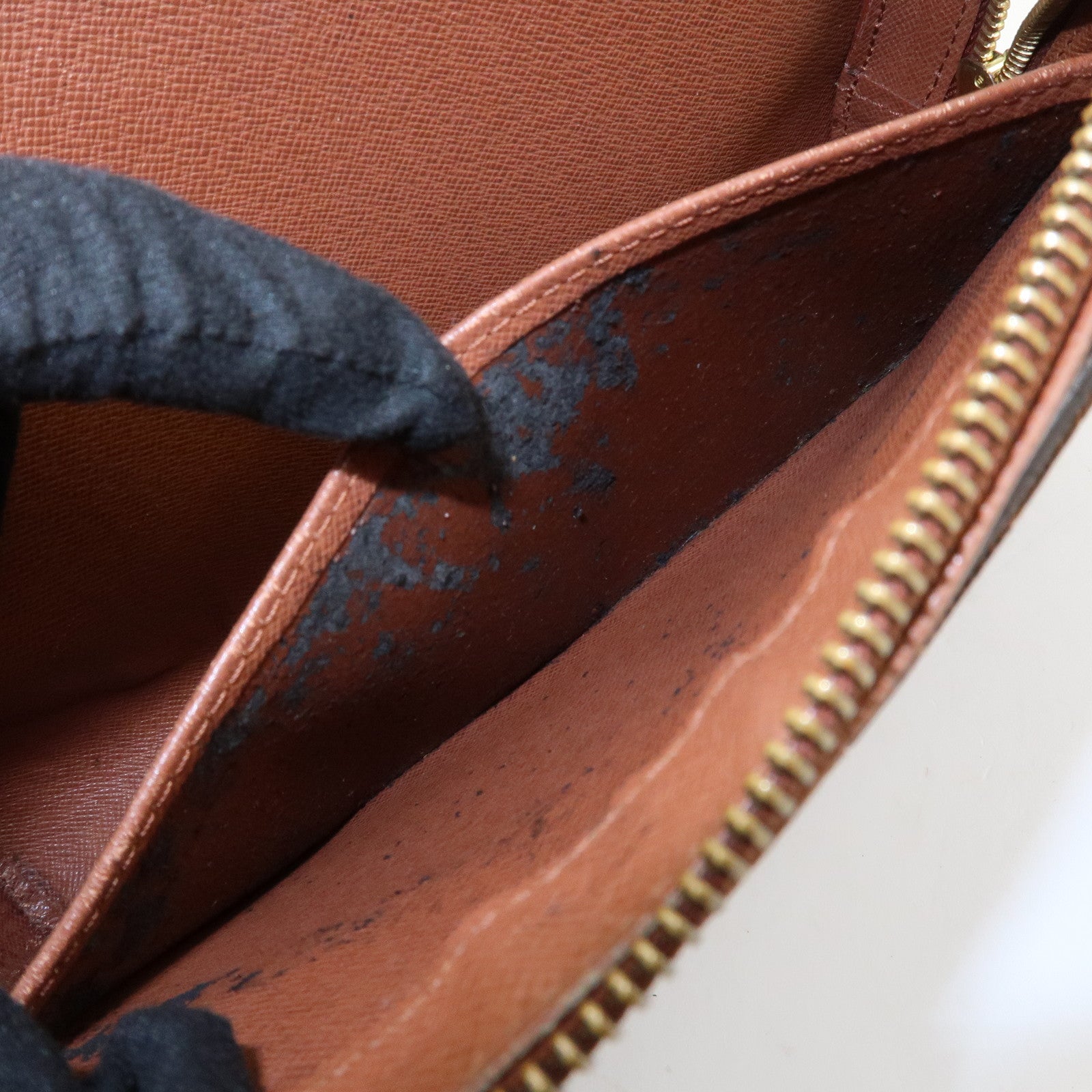 Louis Vuitton Monogram Canvas Orsay Clutch Bag Pouch Brown M51790