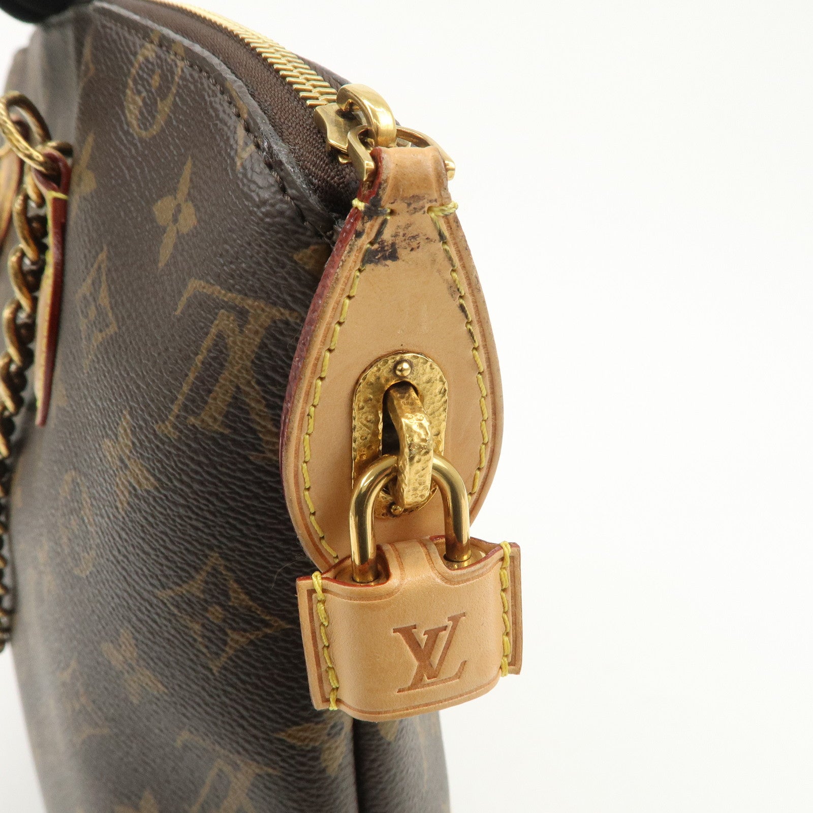 Louis Vuitton Monogram LockIt Chain 2013 Limited Hand Bag M40989