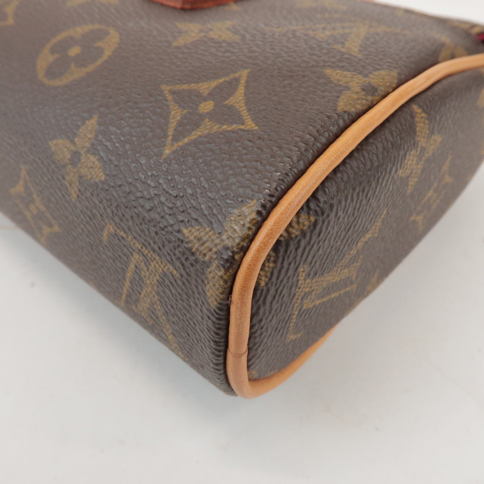 Louis Vuitton Monogram Sonatine Hand Bag Brown M51902