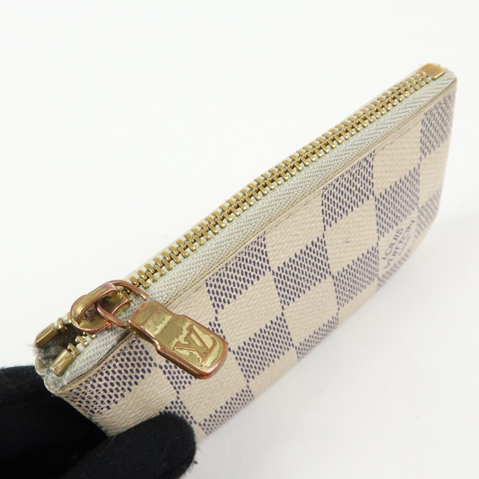 Louis Vuitton Set of 3 Monogram Damier Azur Canvas Pochette Cles