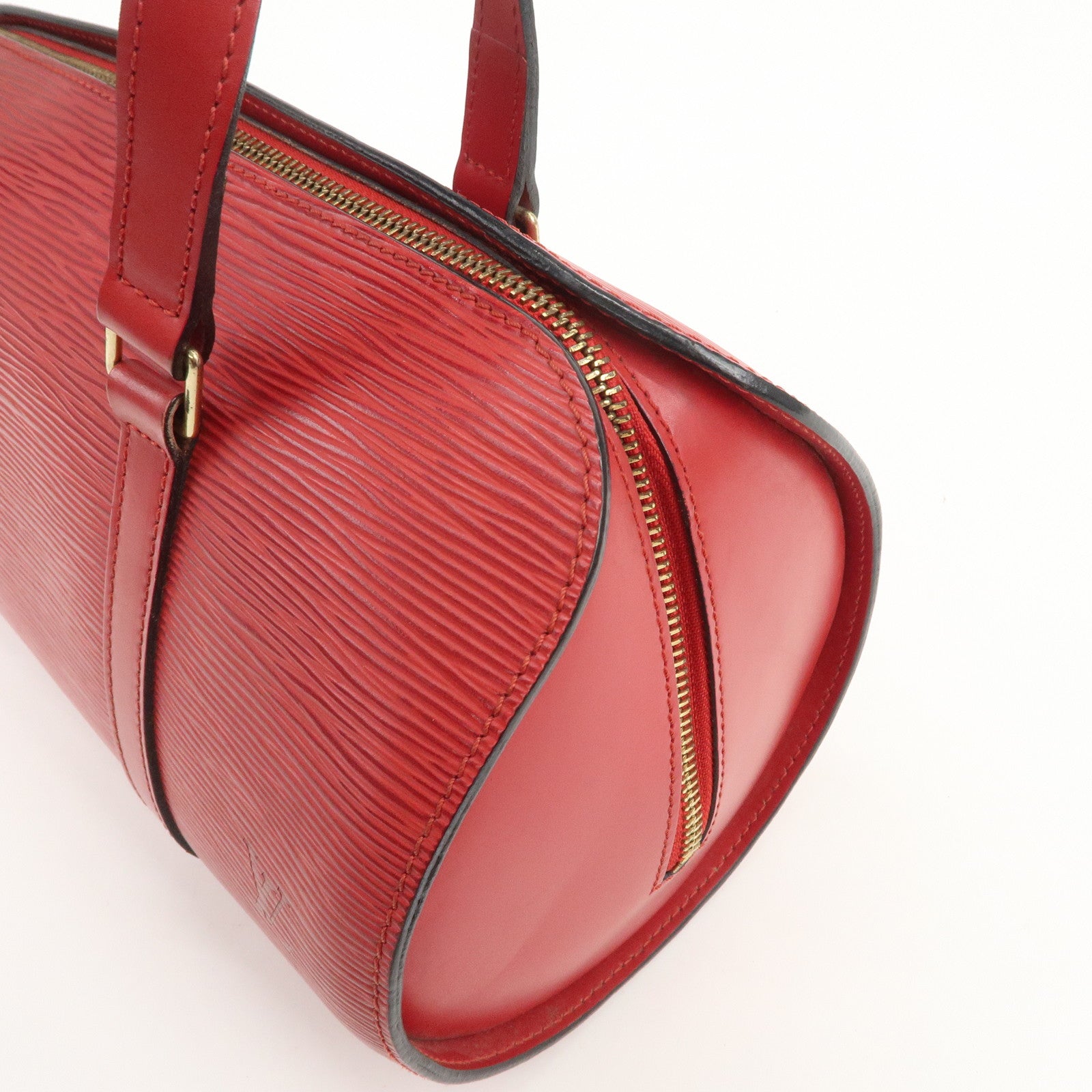 Louis Vuitton Epi Soufflot Hand Bag Castillian Red M52227