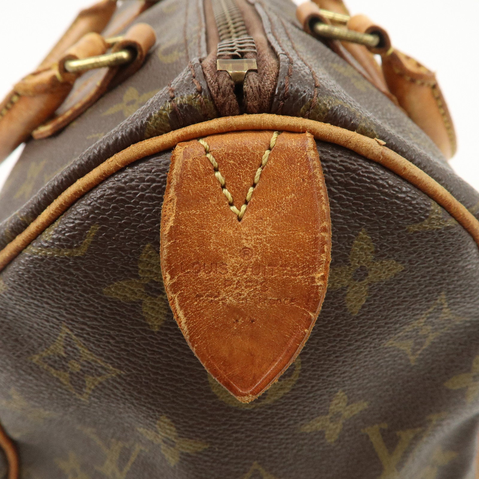 Louis Vuitton Monogram Speedy 30 Hand Bag Boston Bag M41526 Used