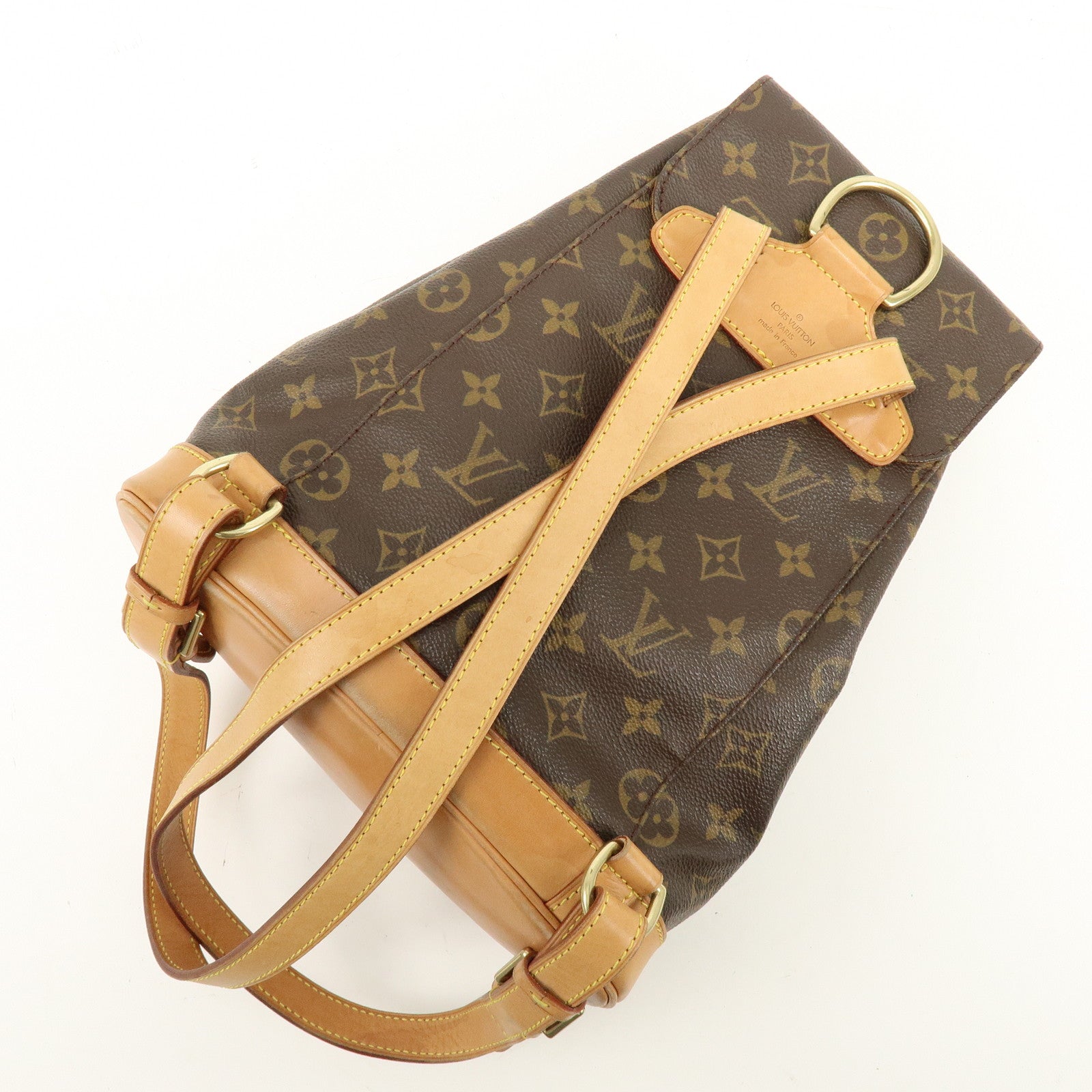 Louis Vuitton Monogram Montsouris MM Backpack Brown M51136