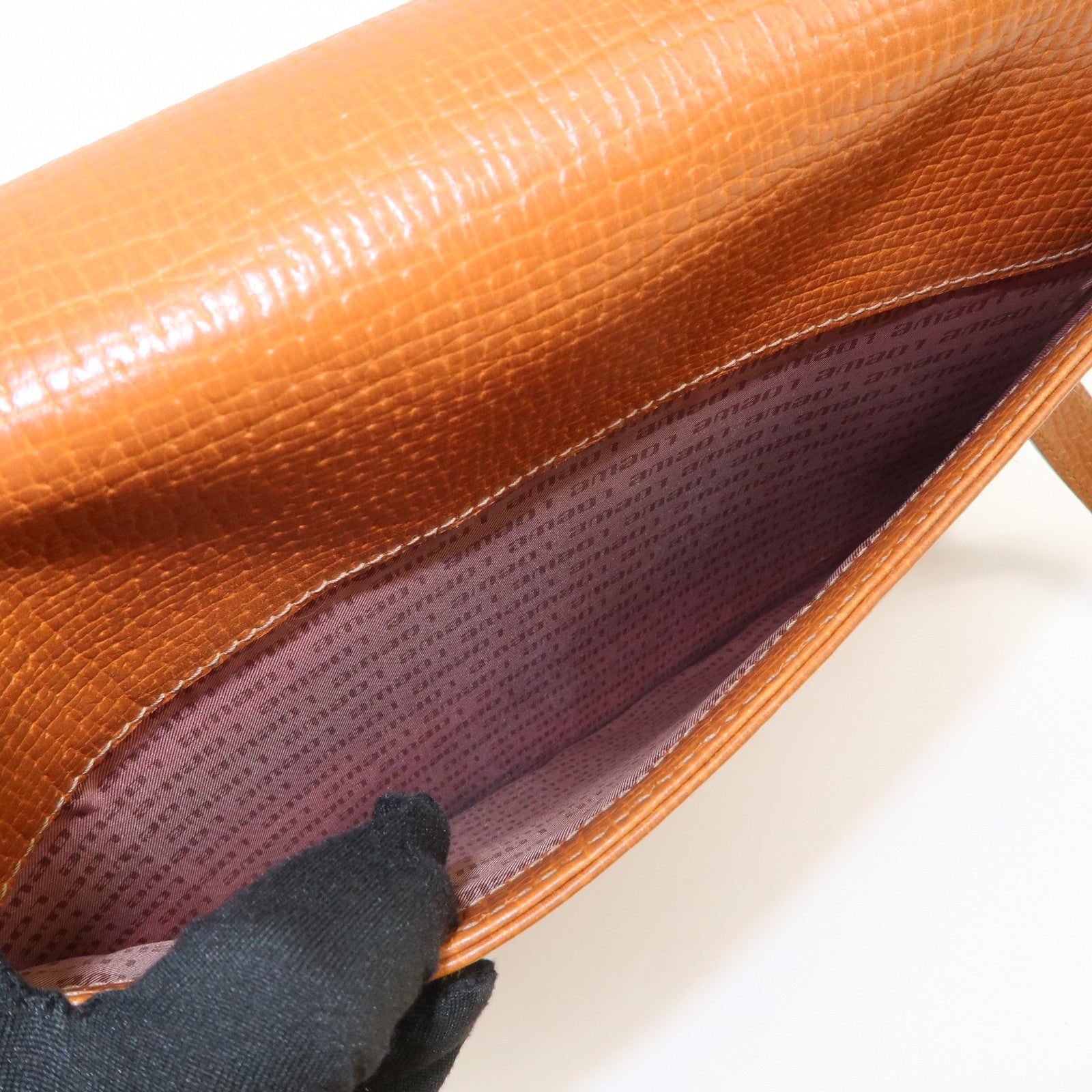 LOEWE Anagram Barcelona 2WAY Bag Shoulder Bag Hand Bag Brown