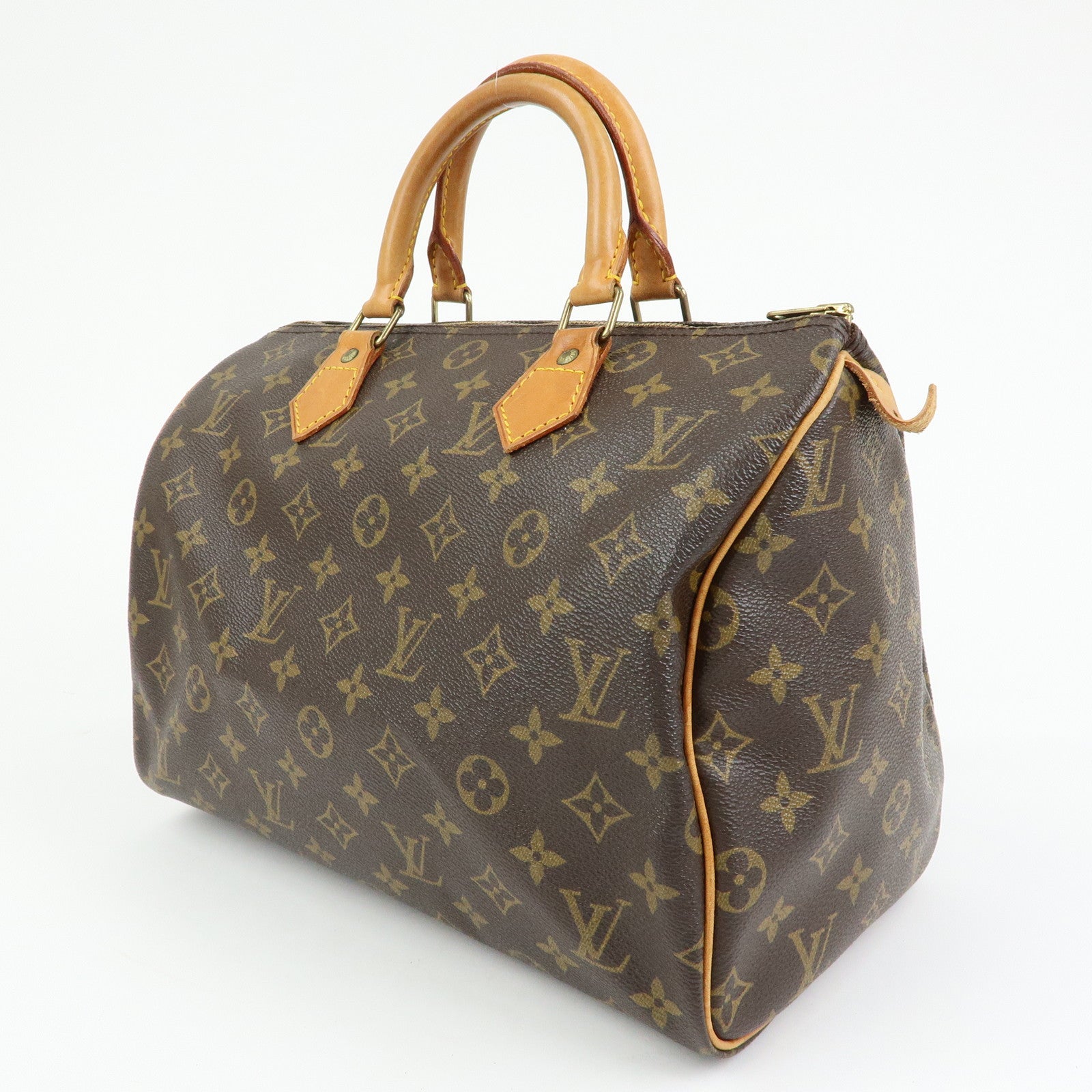 Louis Vuitton Monogram Speedy 30 Boston Bag Hand Bag Brown M41526