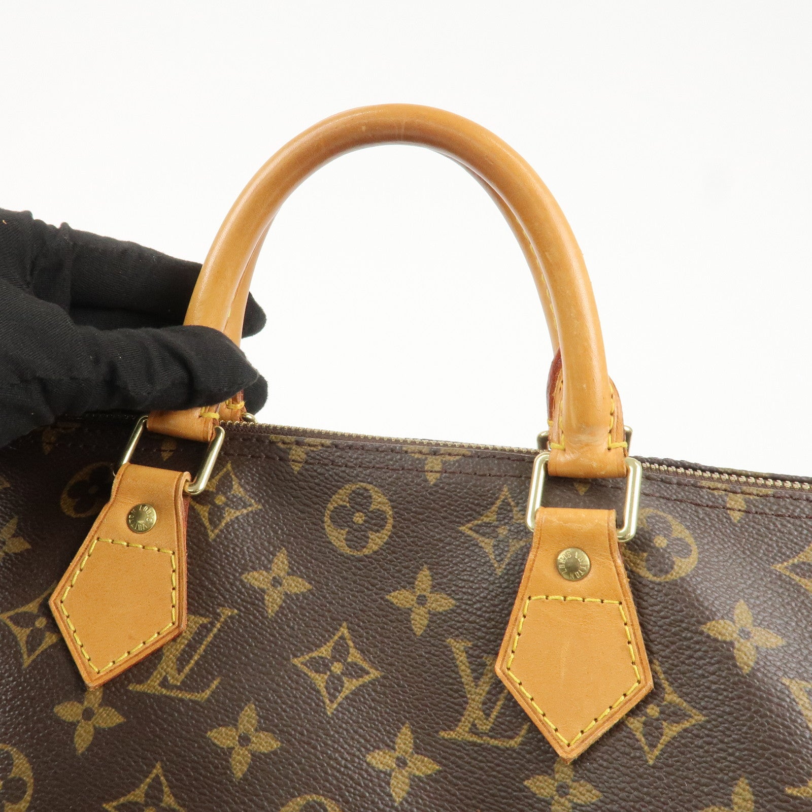 Louis Vuitton Monogram Speedy 30 Hand Bag Boston Bag M41526 Used