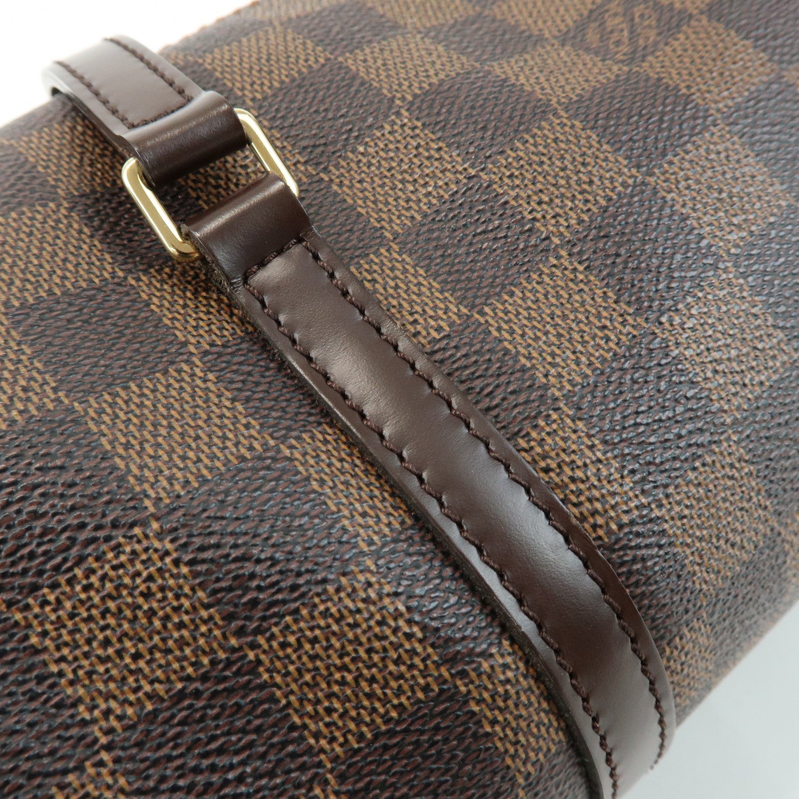 Louis Vuitton Damier Ebene Papillon 30 Hand Bag Brown N51303
