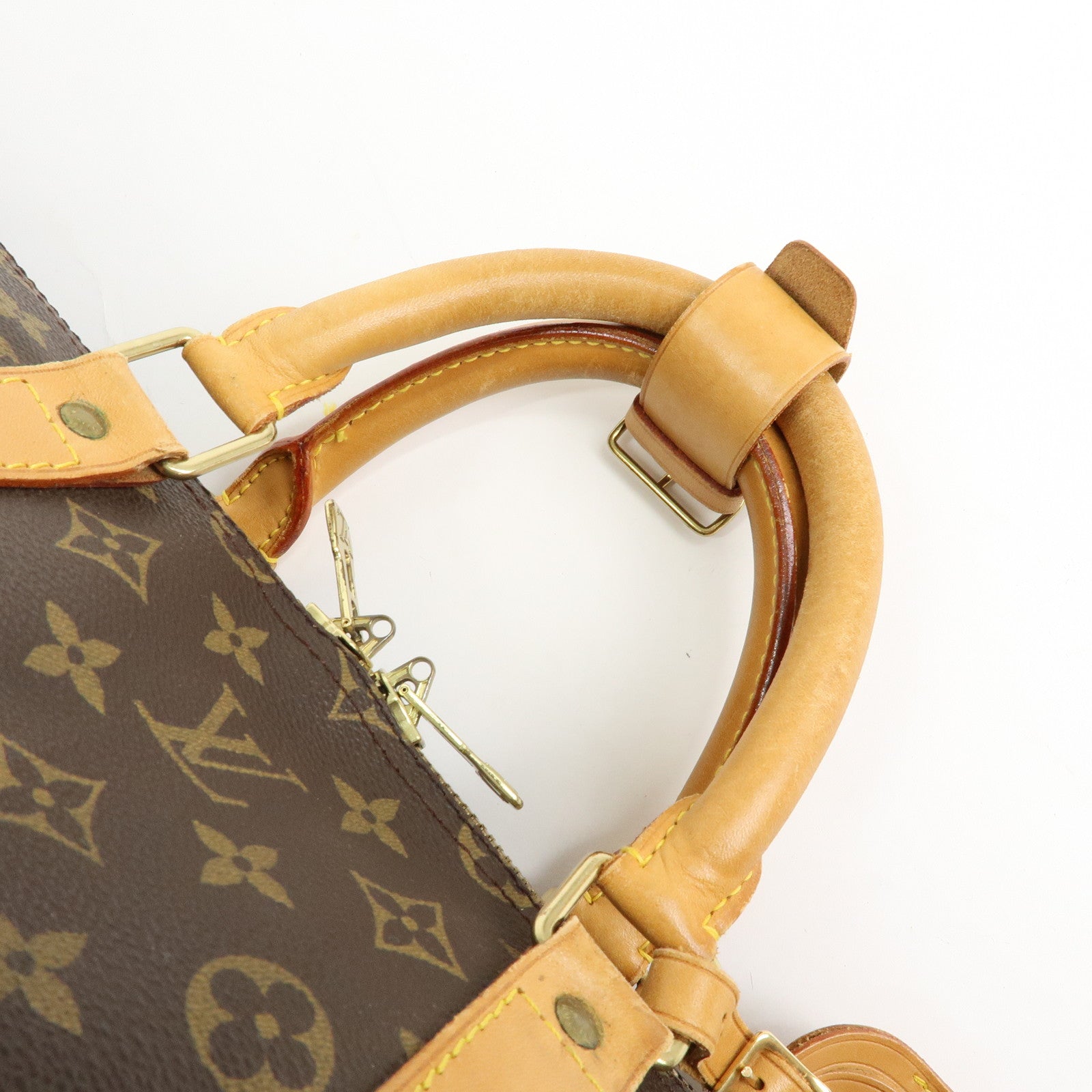 Louis Vuitton Monogram Keep All Bandouliere 55 Boston Bag M41414