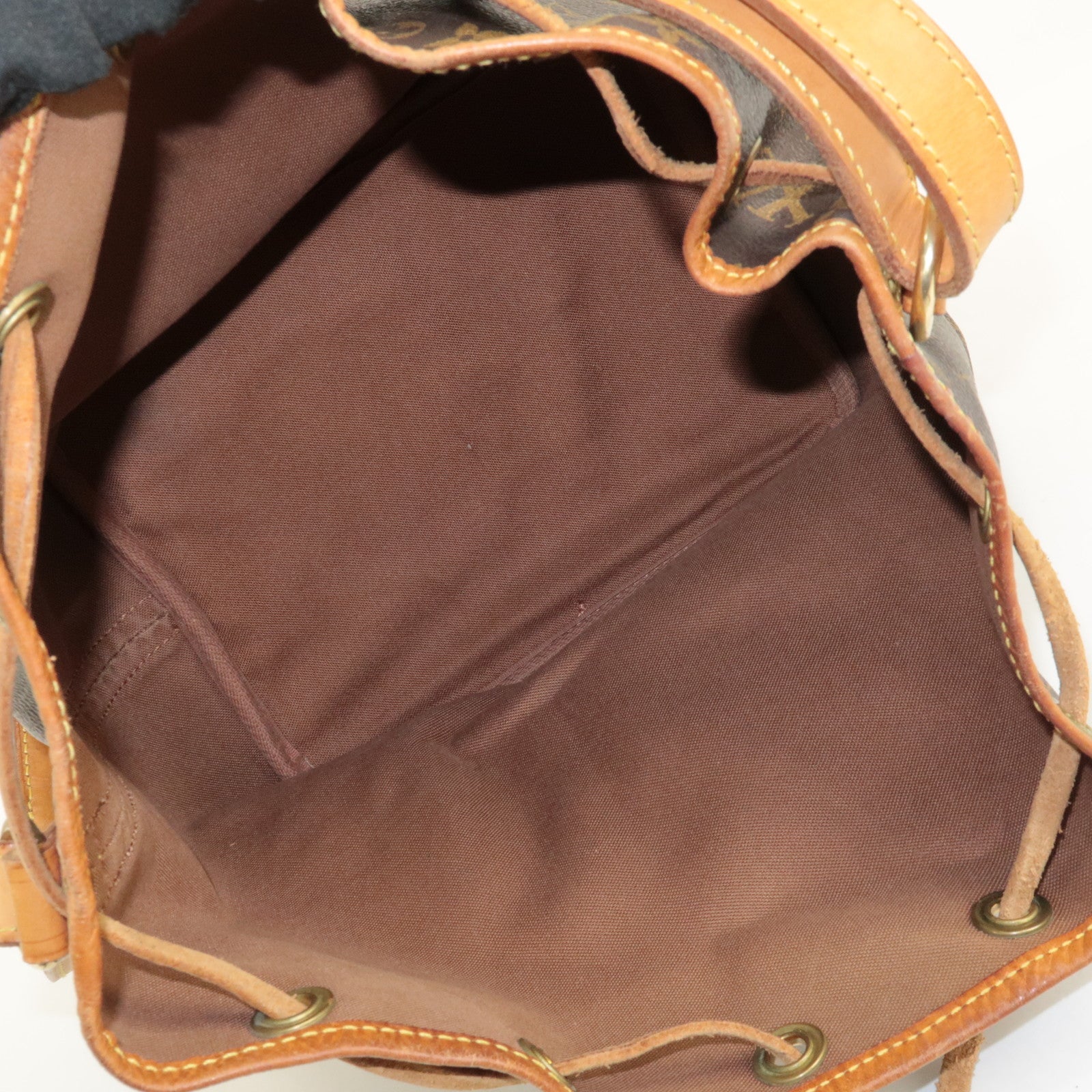 Louis Vuitton Monogram Petit Noe Shoulder Bag Brown M42226 Used