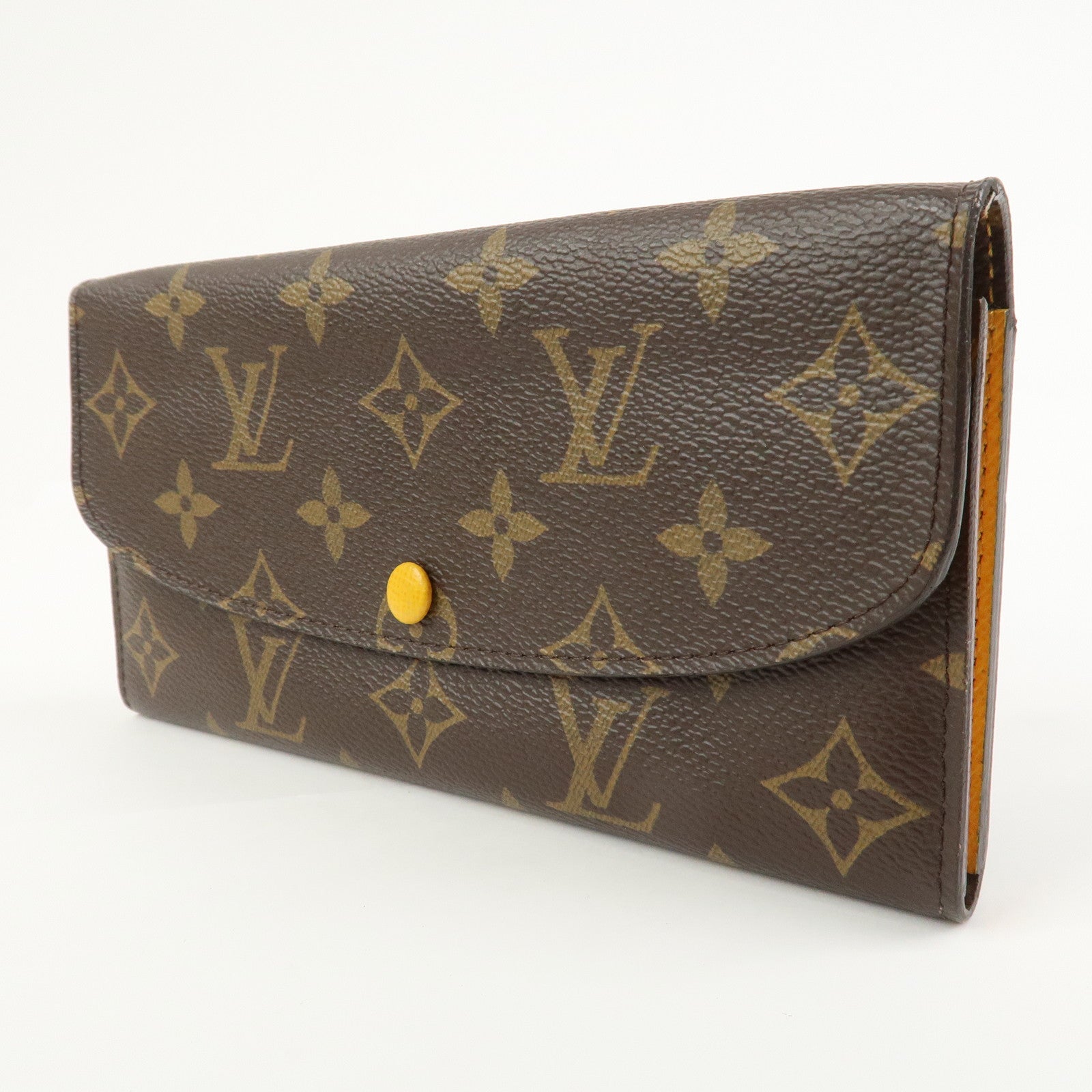 Louis Vuitton Monogram Portefeuille テ盈ilie Long Wallet Brown M60698