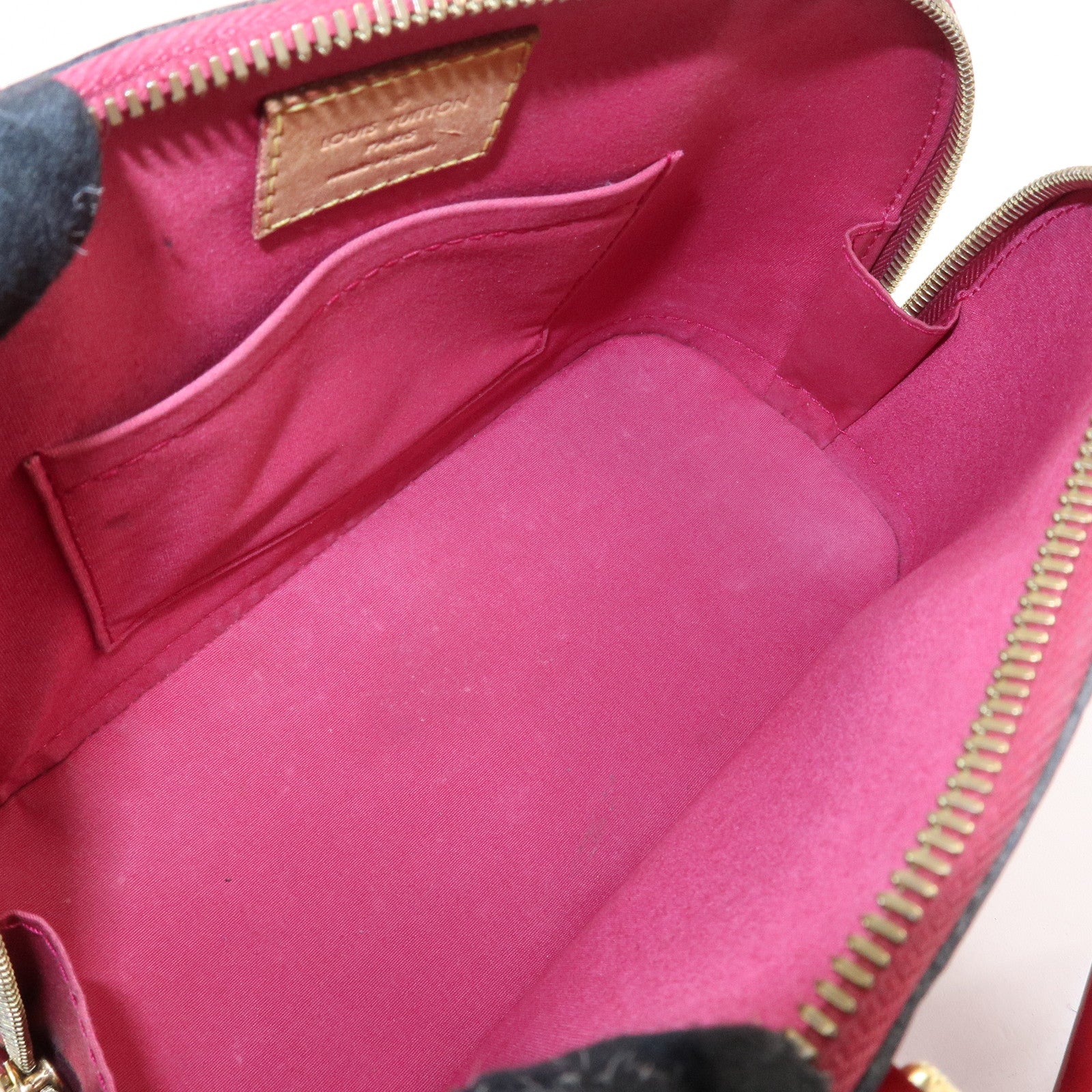 Louis Vuitton Monogram Vernis Alma BB 2Way Bag Rose Indien M91771 Used