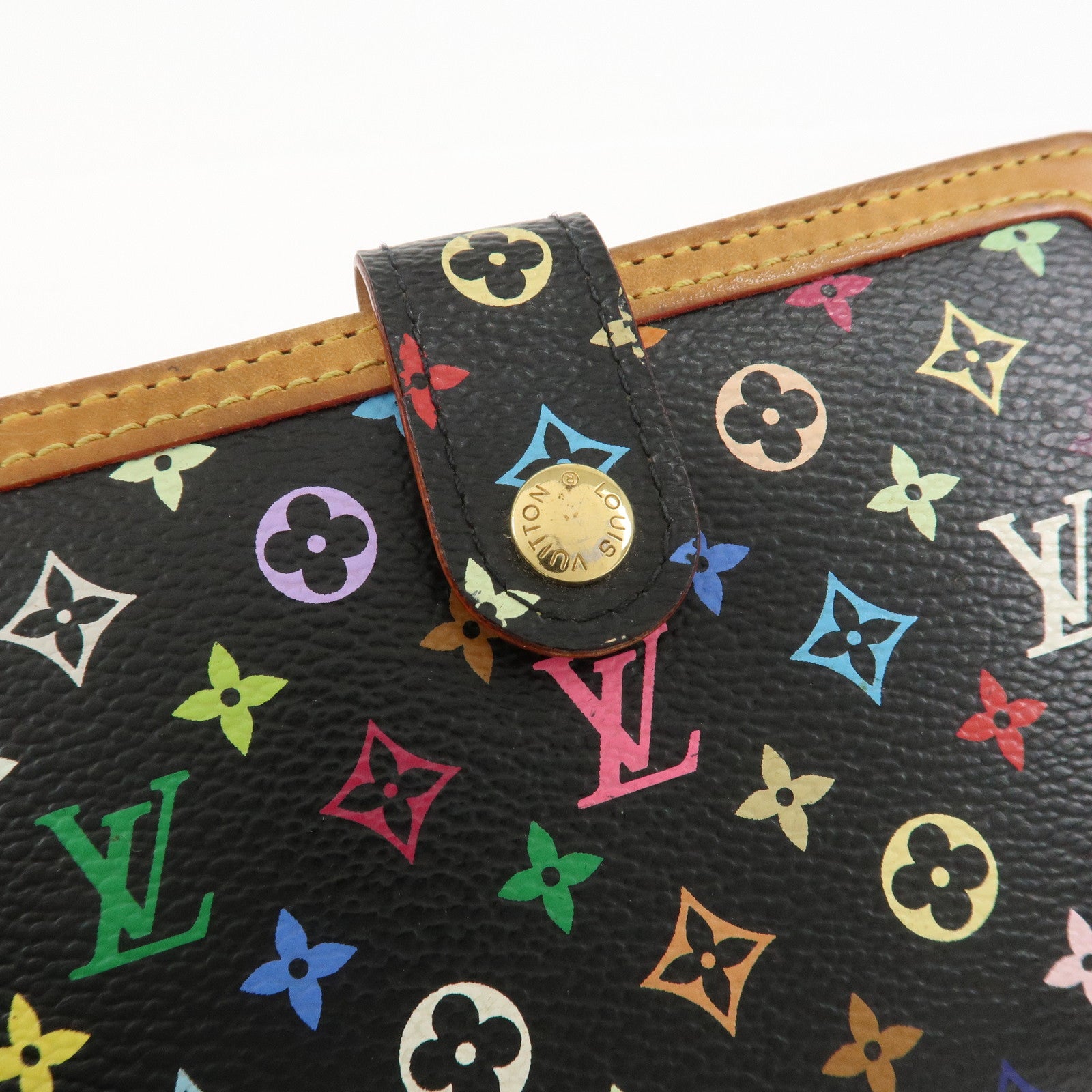 Louis Vuitton Monogram Multicolor Portefeuille Viennois Noir M92988