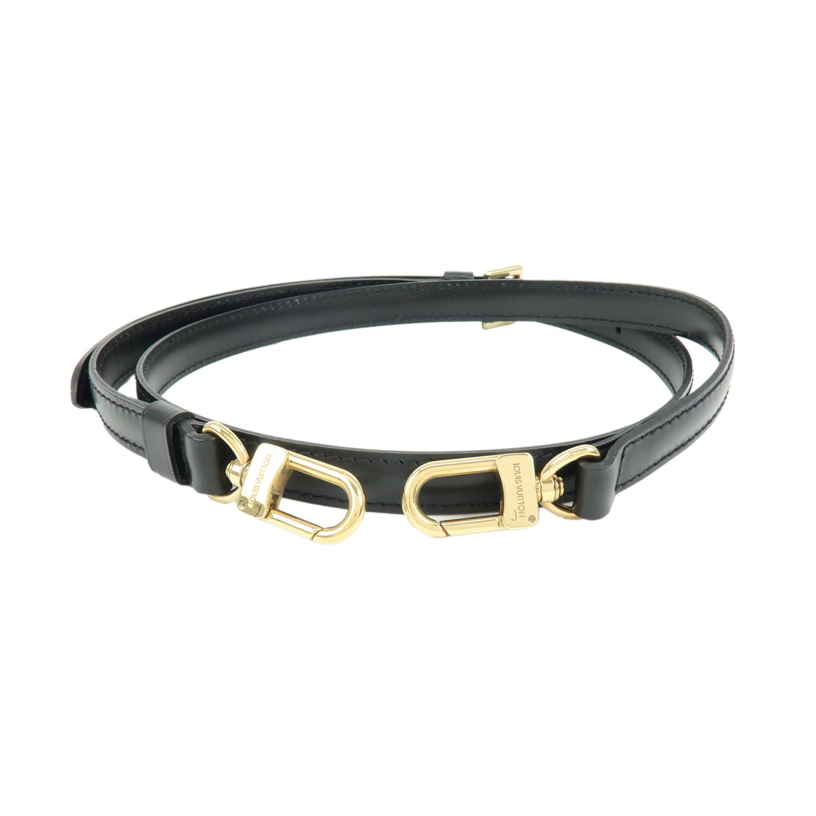 Louis Vuitton Adjustable Leather Shoulder Strap For Epi Bags Noir
