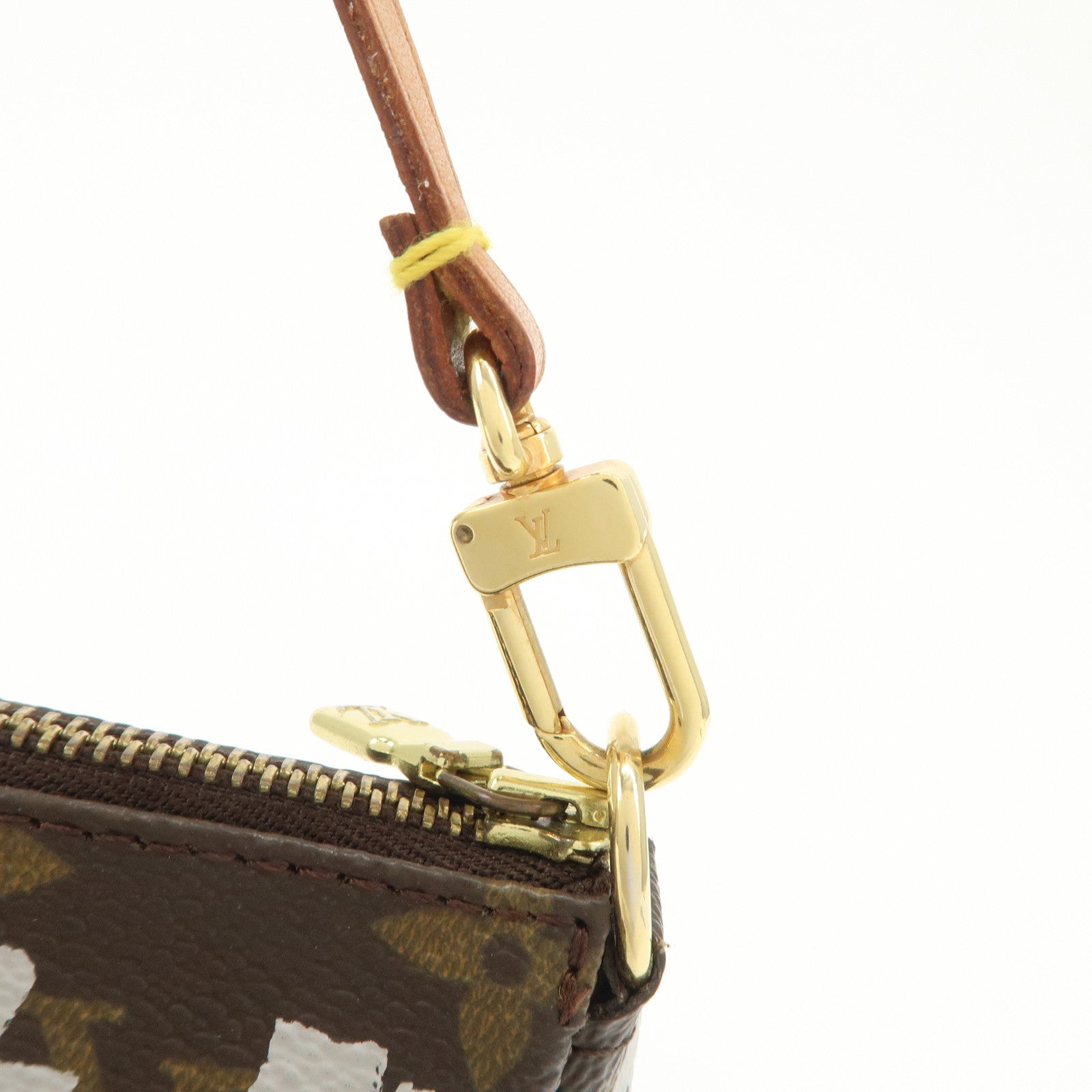 Louis Vuitton Monogram Graffiti Pochette Accessoires Hand Bag M92192 Used