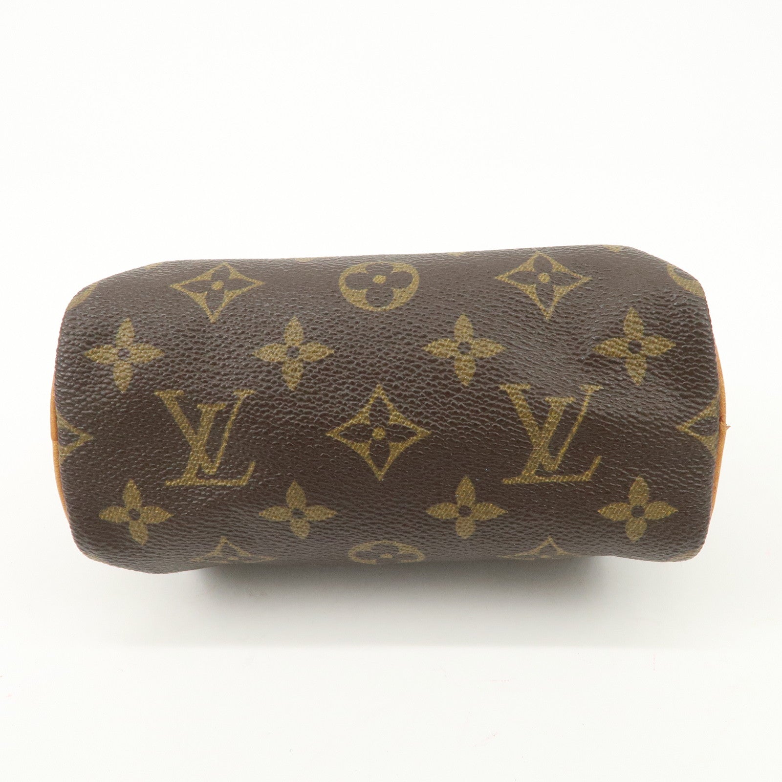 Louis Vuitton Monogram Canvas Mini Speedy Hand Bag Brown M41534