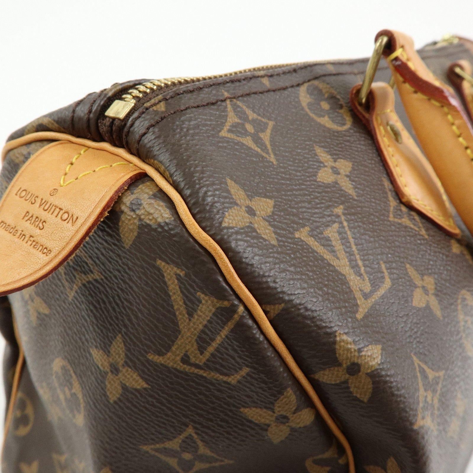 Louis Vuitton Monogram Speedy 30 Boston Bag Hand Bag Brown M41108