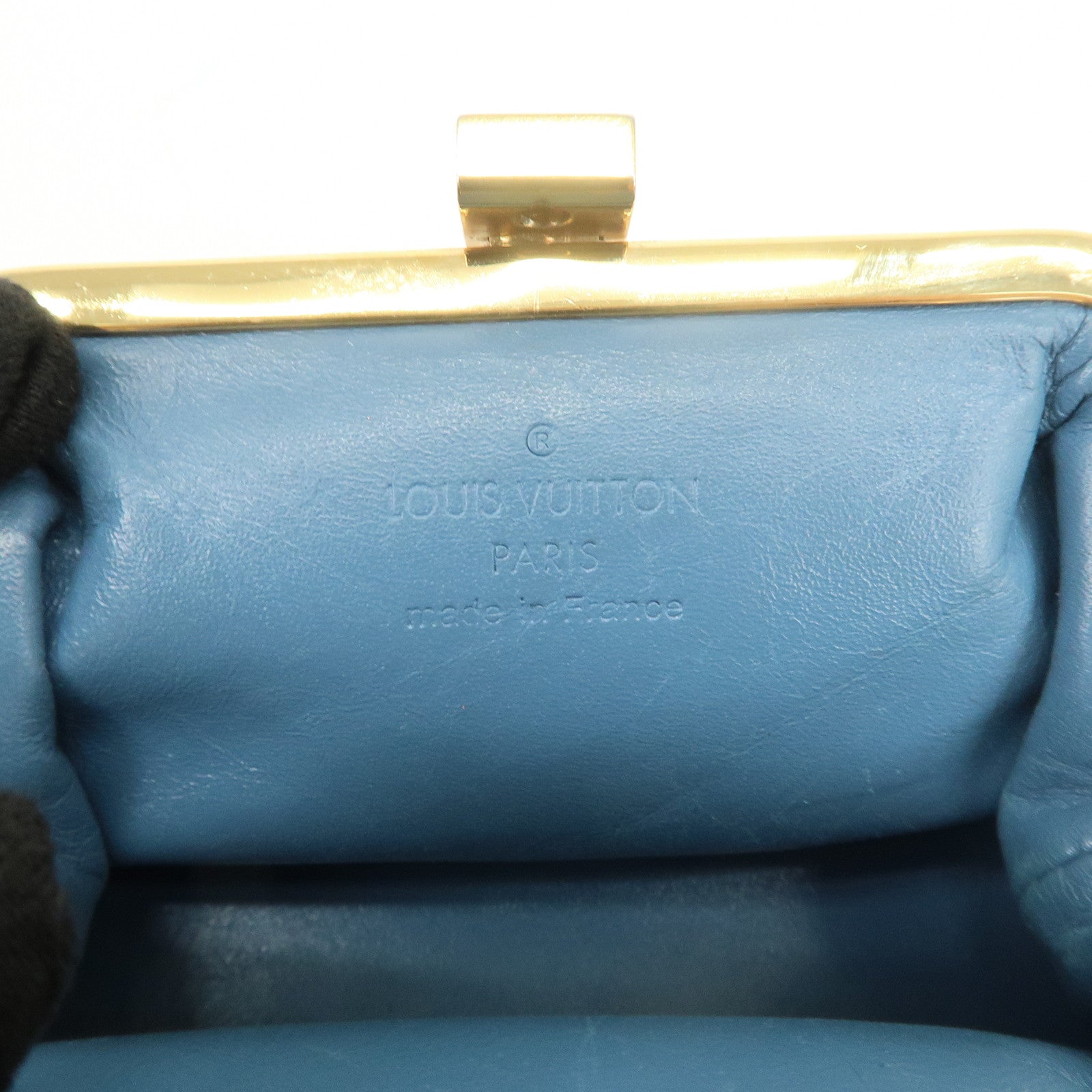 Louis Vuitton Suhari Porte Monnaie Viennois Coin Case Blue M91833