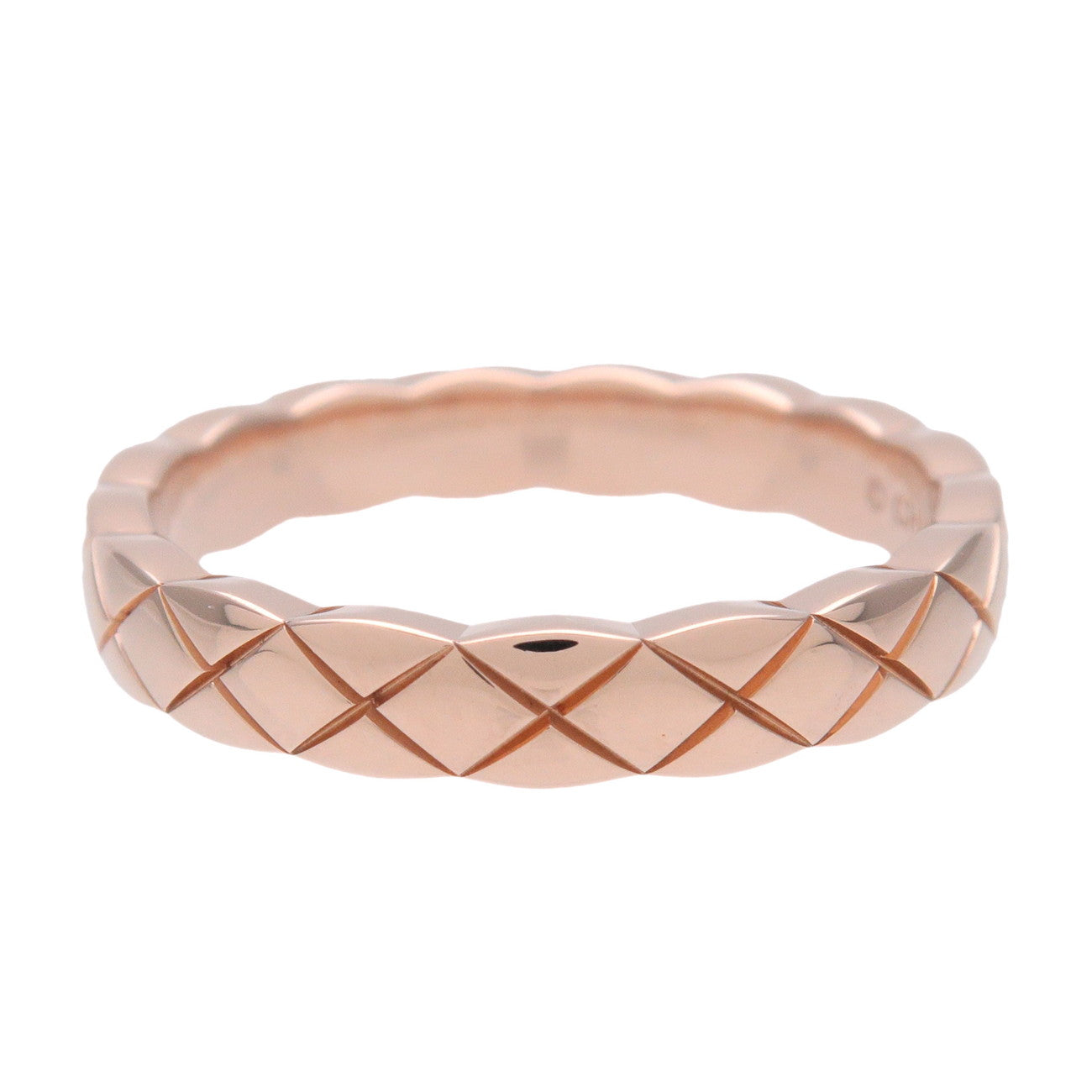 CHANEL Coco Crush Mini Ring K18 750PG Rose Gold #49 US4.75 J11785