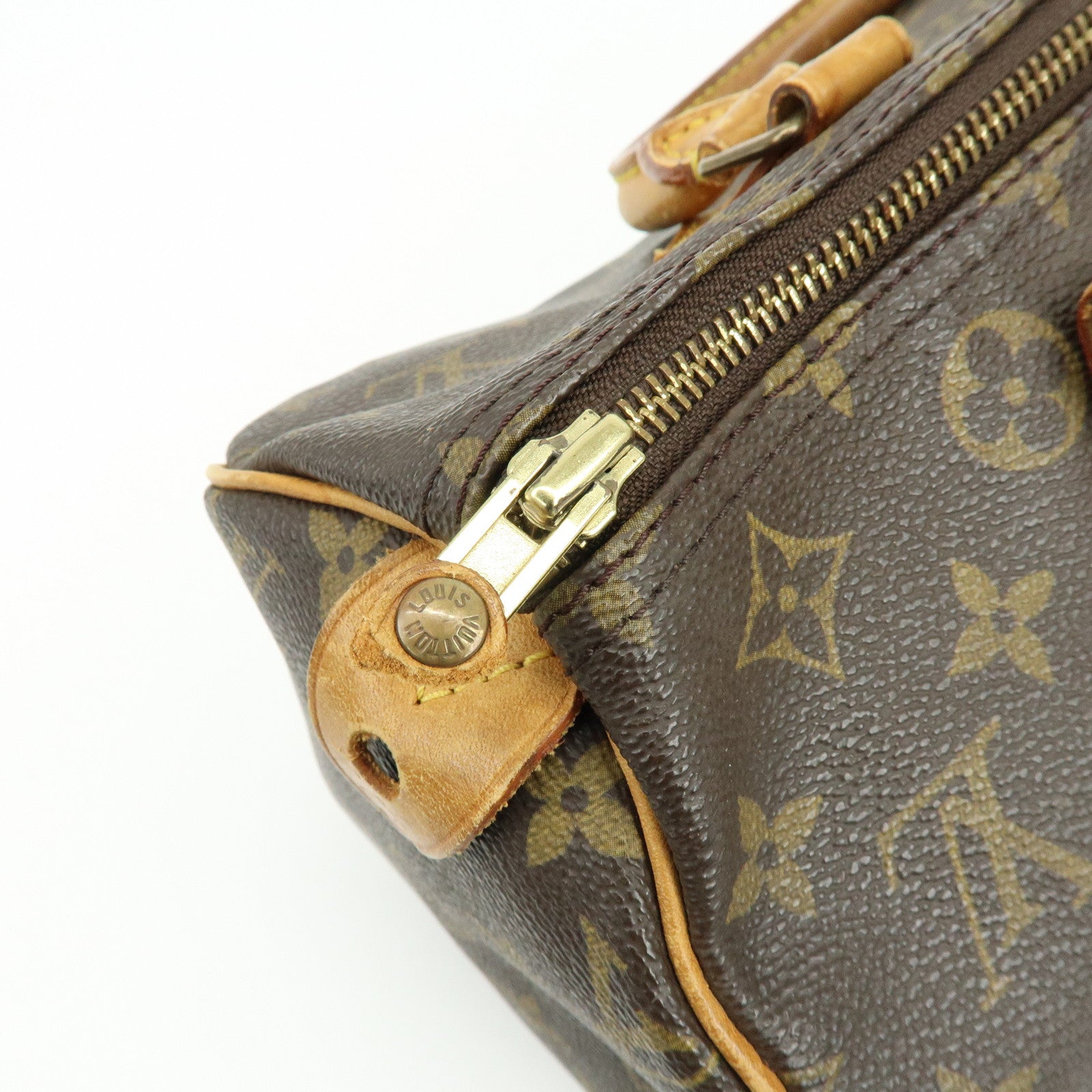 Louis Vuitton Monogram Speedy 30 Boston Bag Hand Bag Brown M41526