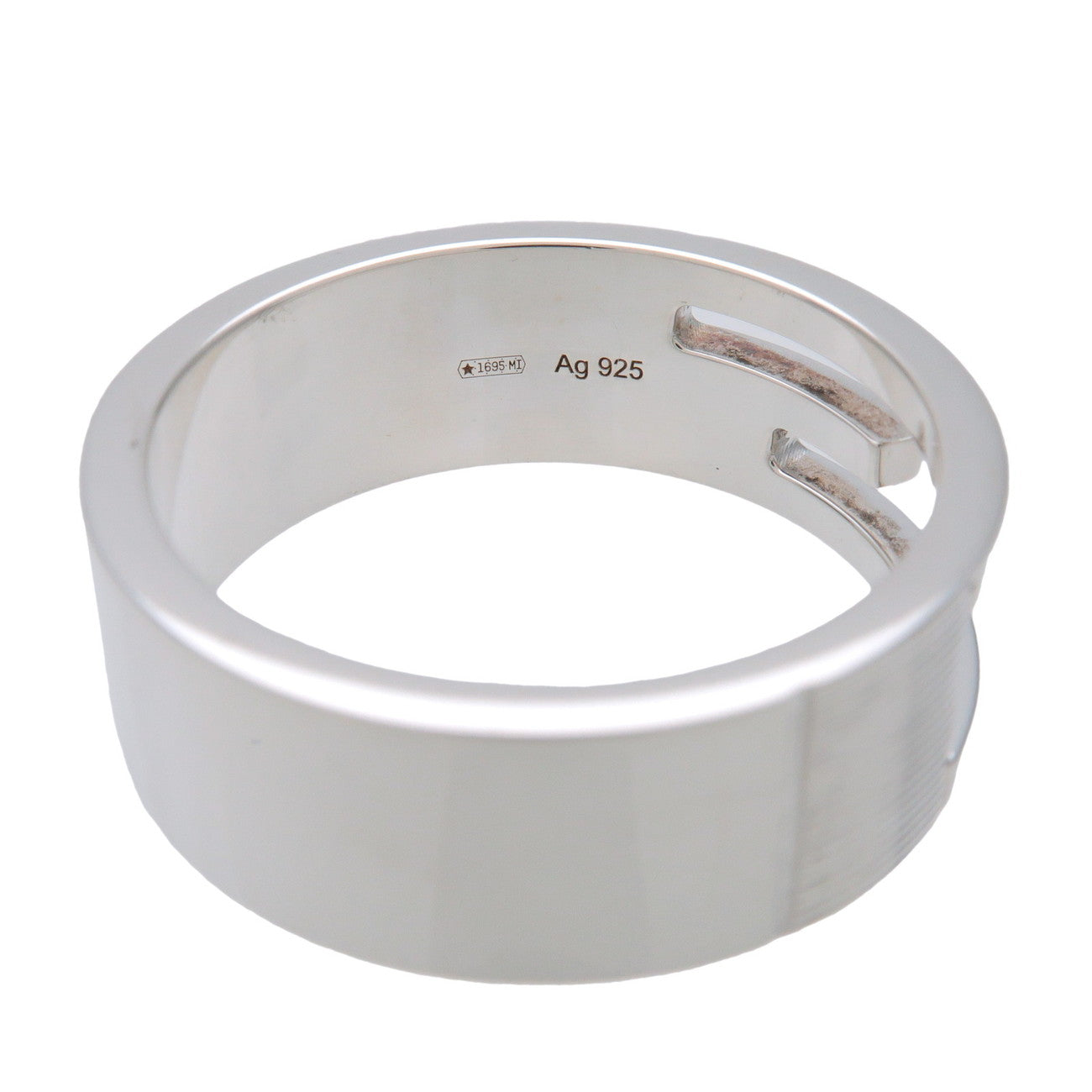 GUCCI Branded G Ring SV925 Silver #23 US10 EU62 HK22