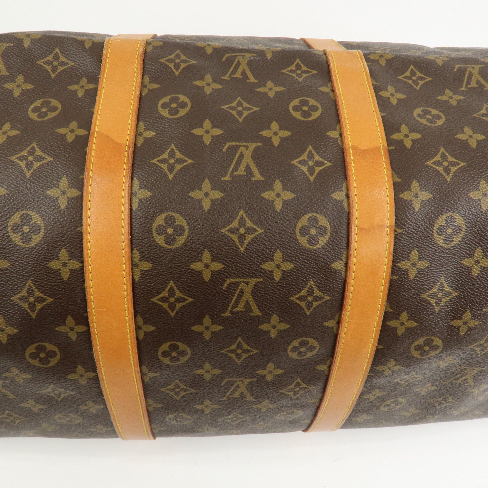 Louis Vuitton Monogram Keep All Bandouliere 60 Boston Bag M41412