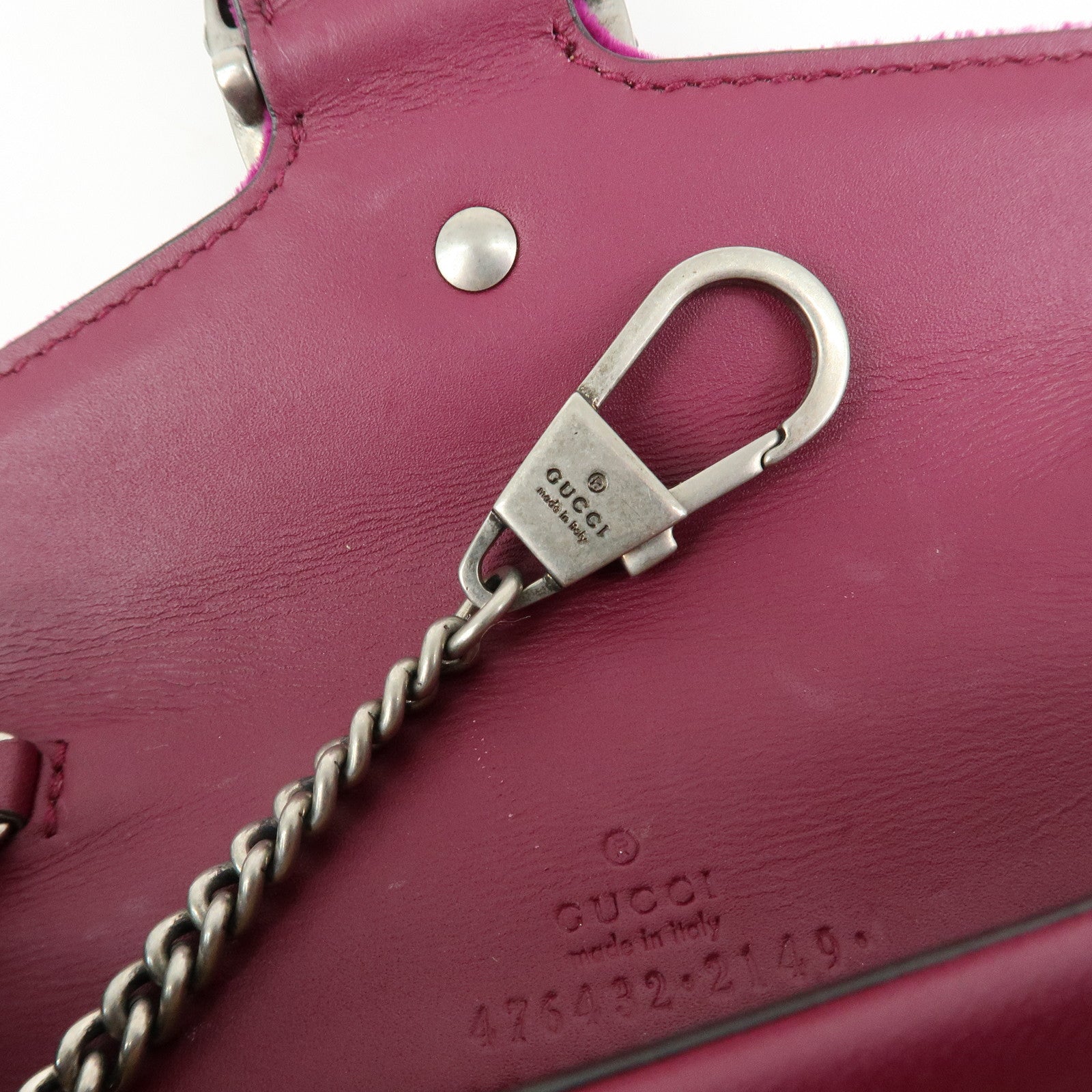 GUCCI Dionysus Super Mini Bag Velvet Chain Shoulder Bag 476432