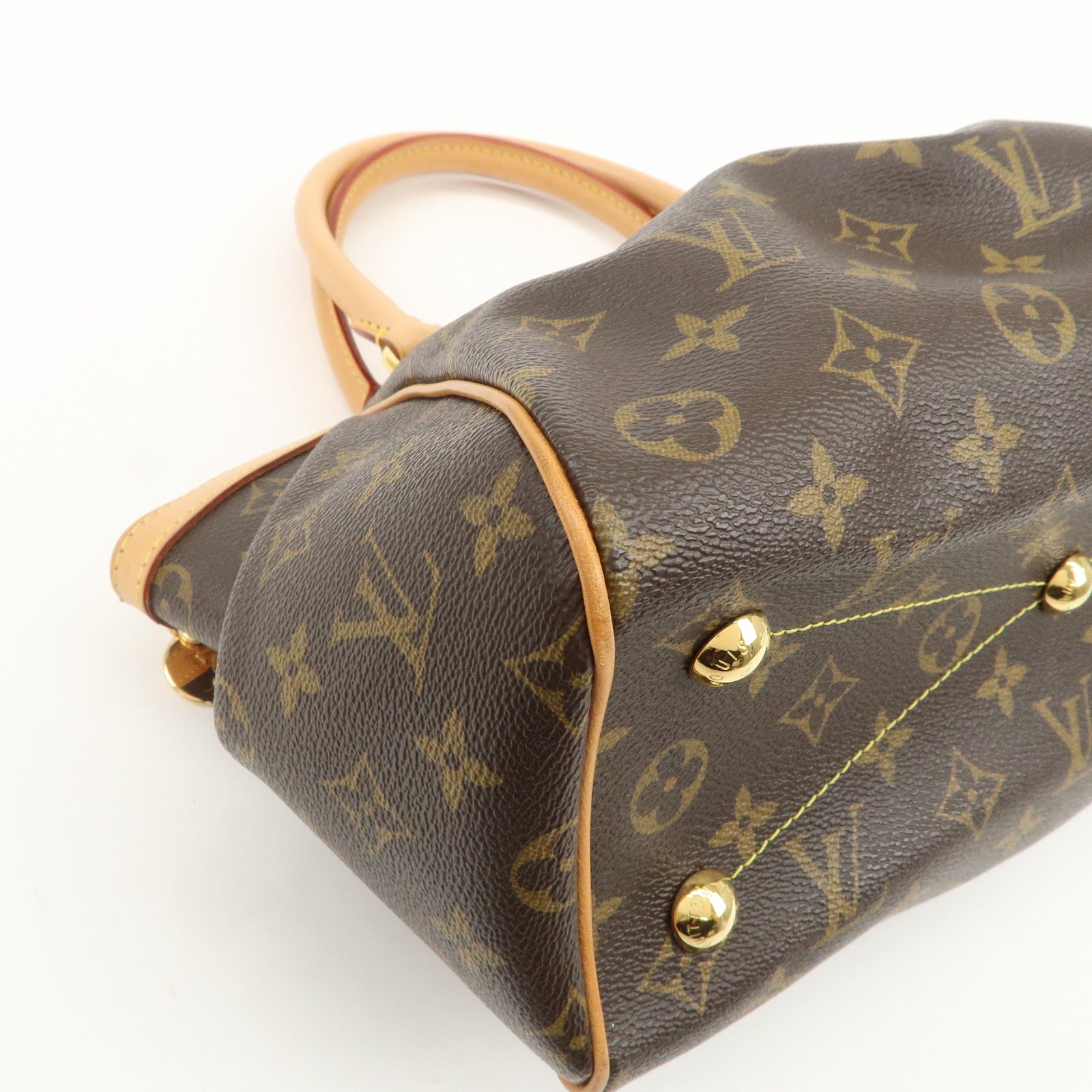 Louis Vuitton Monogram Tivoli PM Hand Bag Shoulder Bag Brown M40143