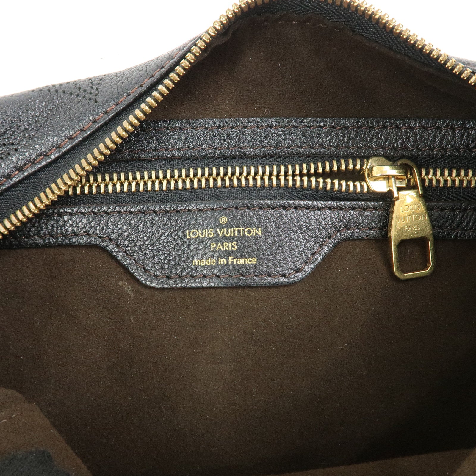 Louis Vuitton Monogram Mahina Selene MM 2Way Hand Bag Noir M93987