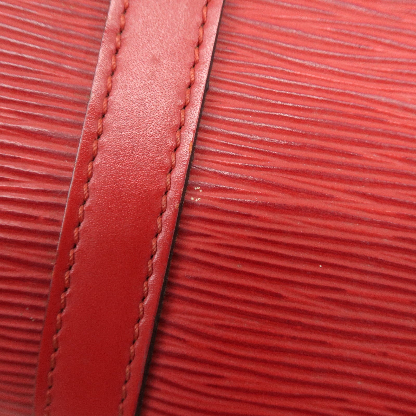 Louis Vuitton Epi Soufflot Hand Bag Castillian Red M52227