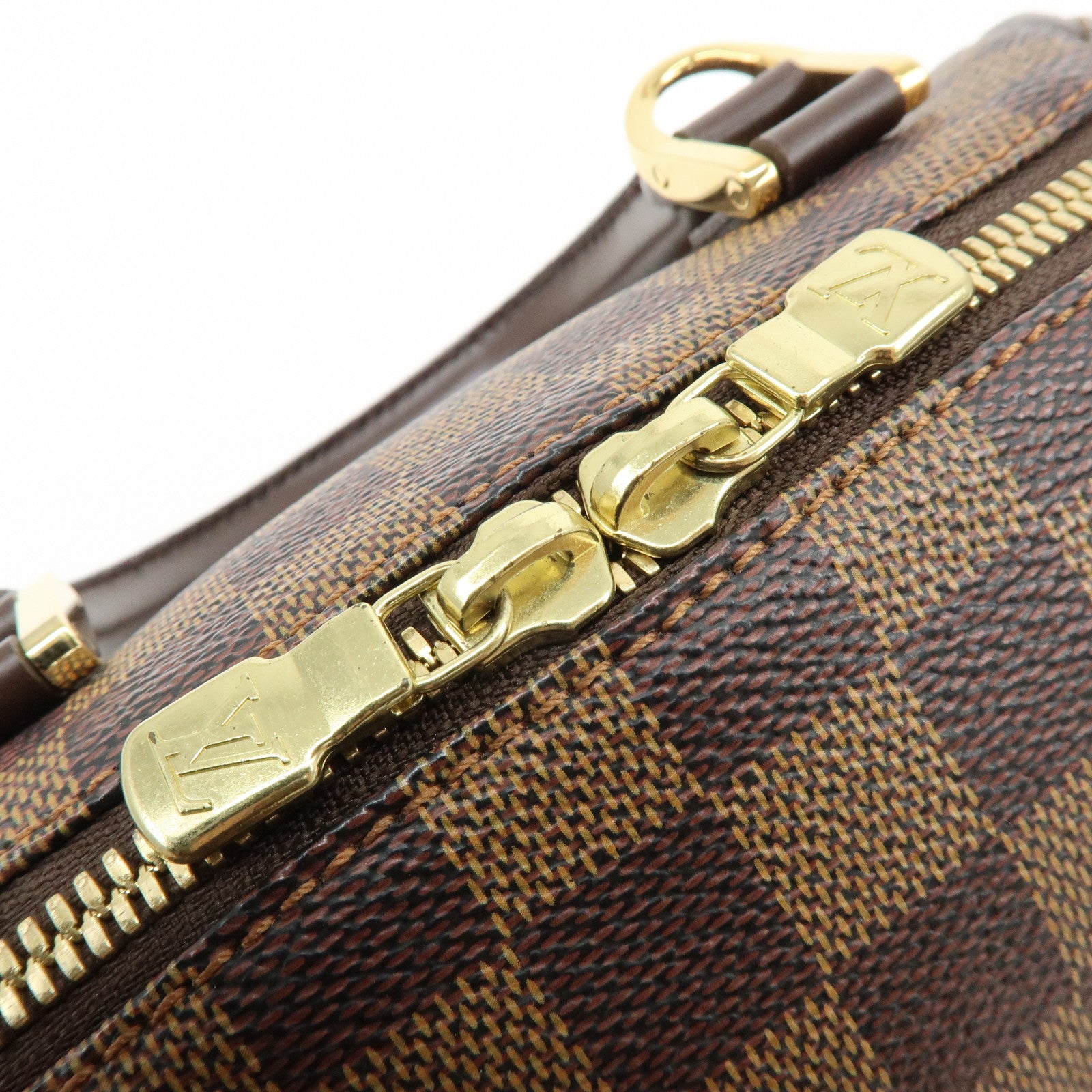Louis Vuitton Damier Ebene Rivera Mini Hand Bag Brown N41436