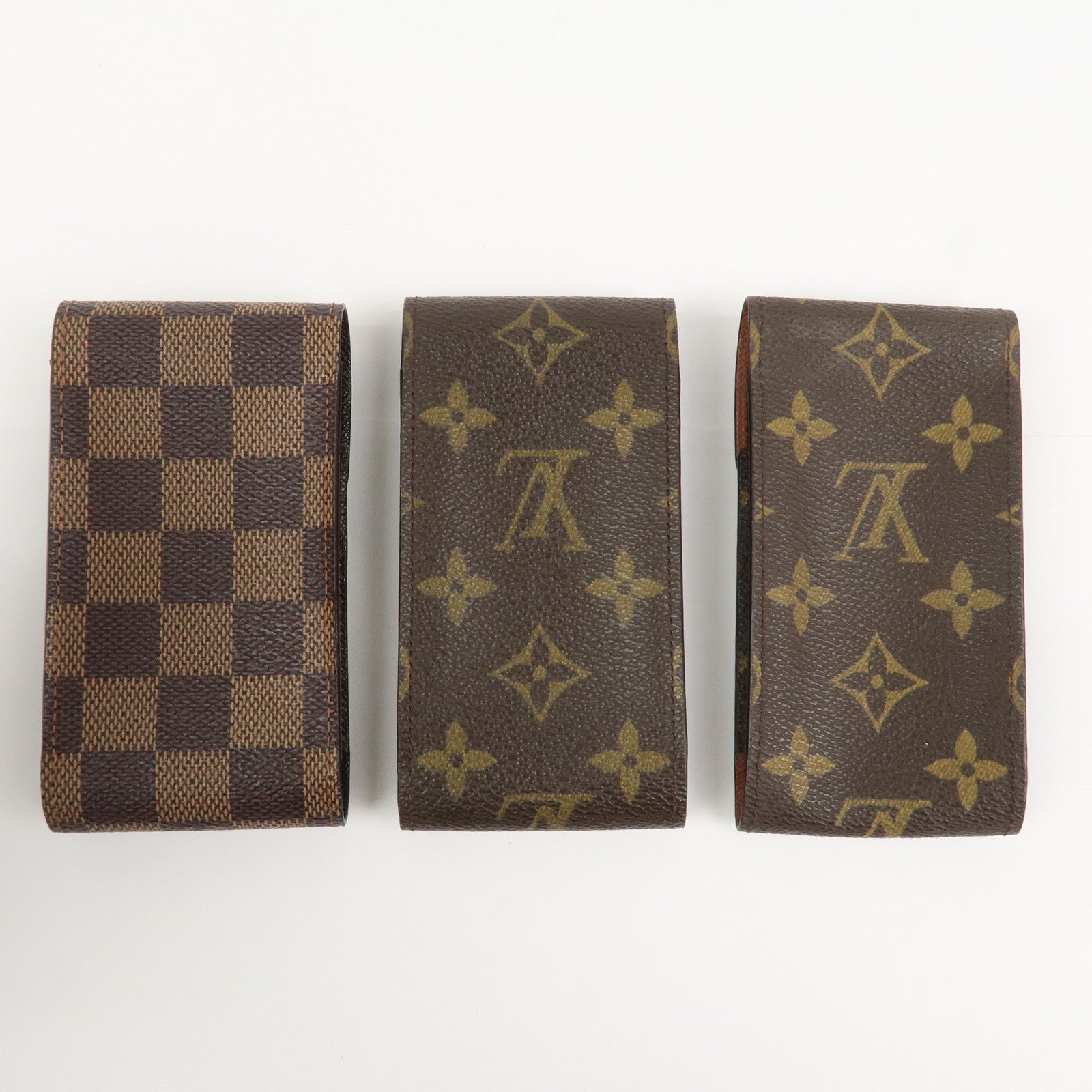 Louis Vuitton Monogram Damier Set Of 3 Cigarette Case N63024 M63024