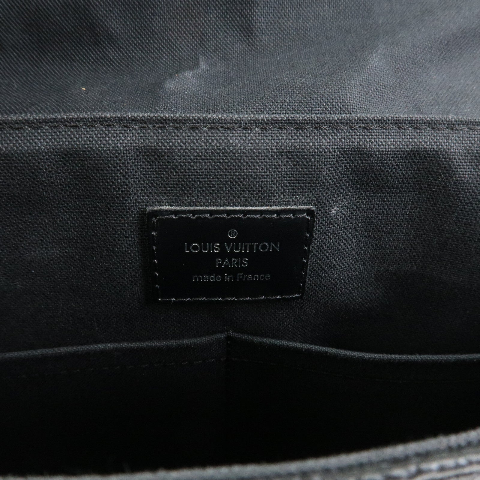 Louis Vuitton Damier Graphite District PM Shoulder Bag Noir N41260
