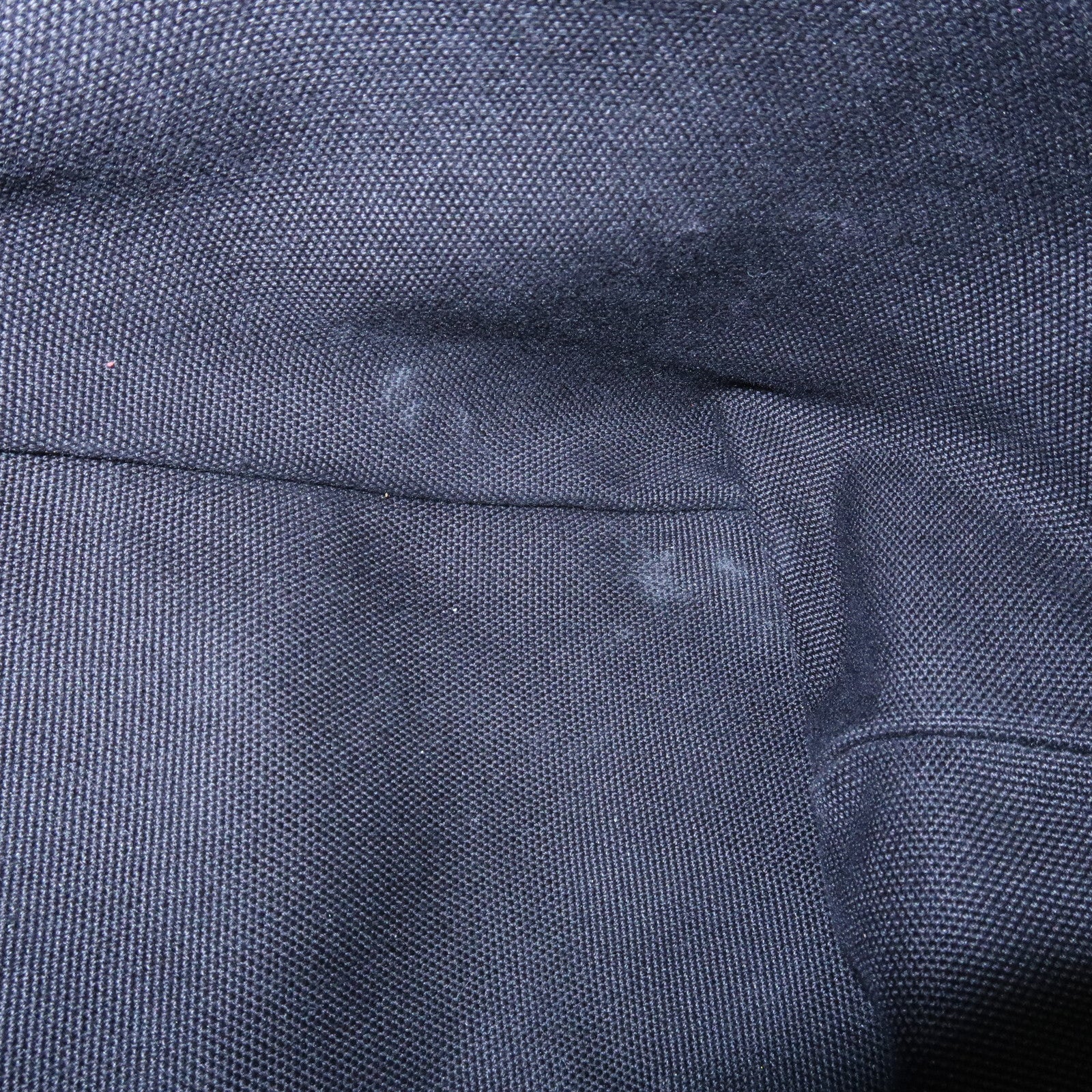 MIU MIU Leather Braid Tote Bag Shoulder Bag Black White 5BG193 Used