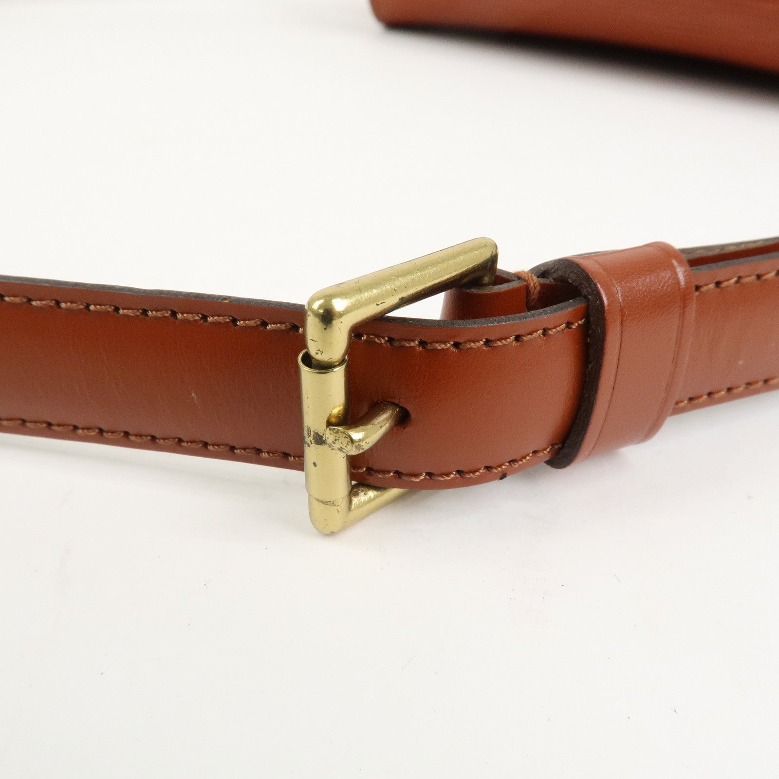 Louis Vuitton Epi Saint Cloud Shoulder Bag Kenya Brown M52193