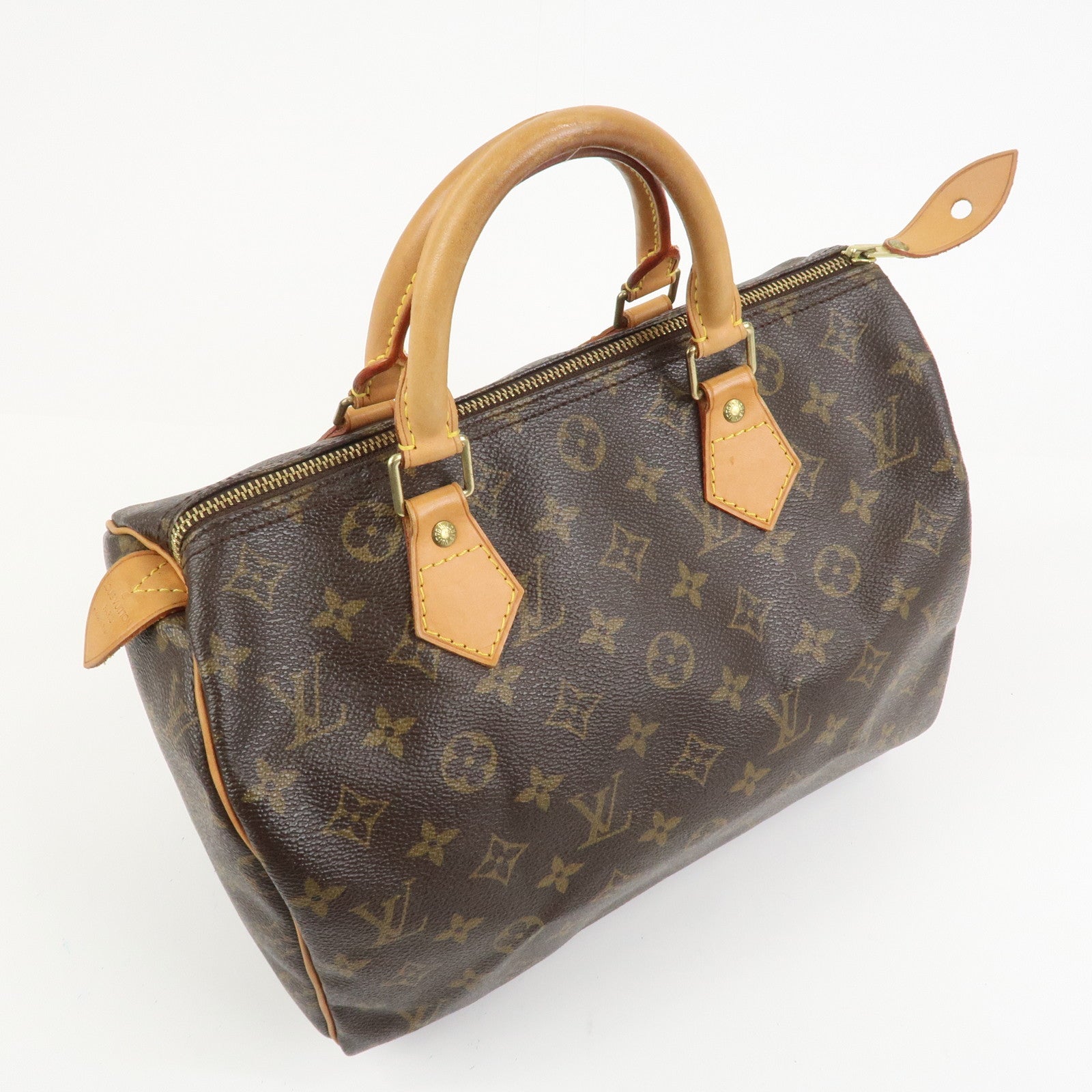 Louis Vuitton Monogram Speedy 30 Boston Bag Hand Bag Brown M41526