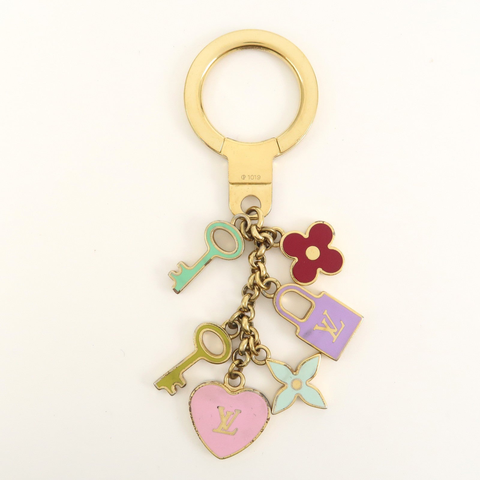 Louis Vuitton Portefeuille Clテゥs Pretty Charm Key Holder M66145