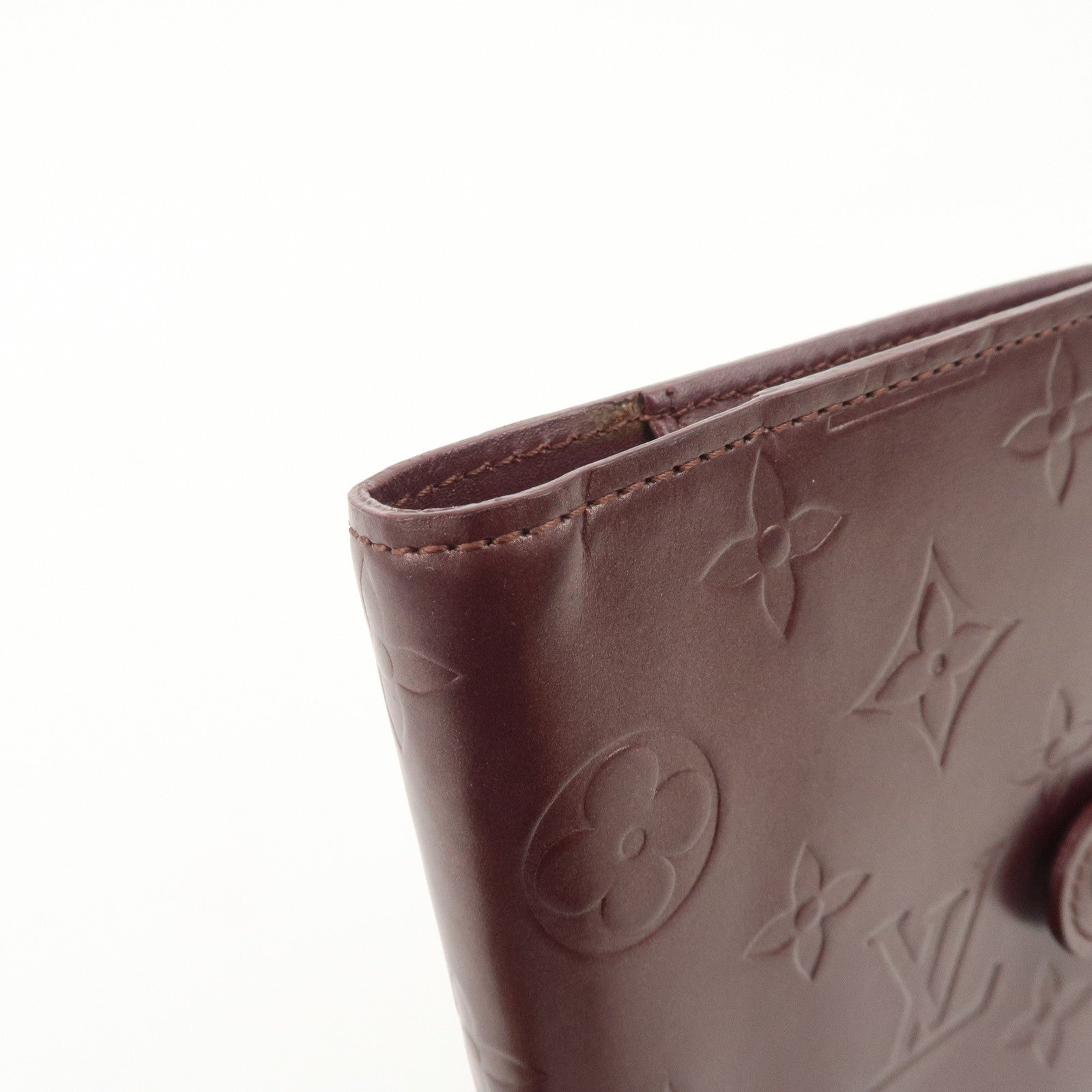 Louis Vuitton Monogram Matt Leather Agenda PM Planner Cover R20936 Used