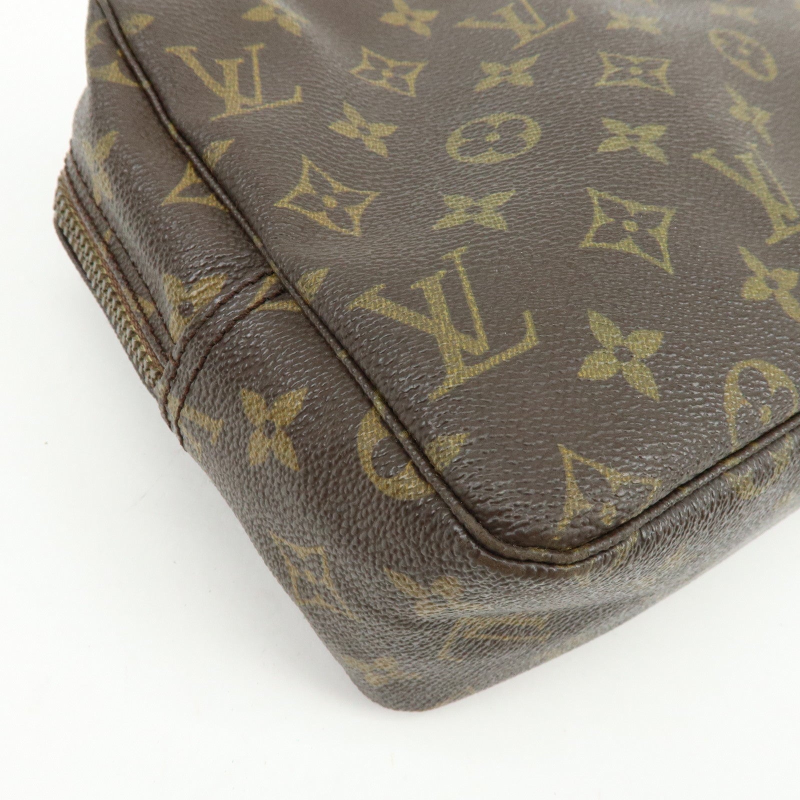 Louis Vuitton Monogram Trousse Toilette 28 Pouch Brown M47522